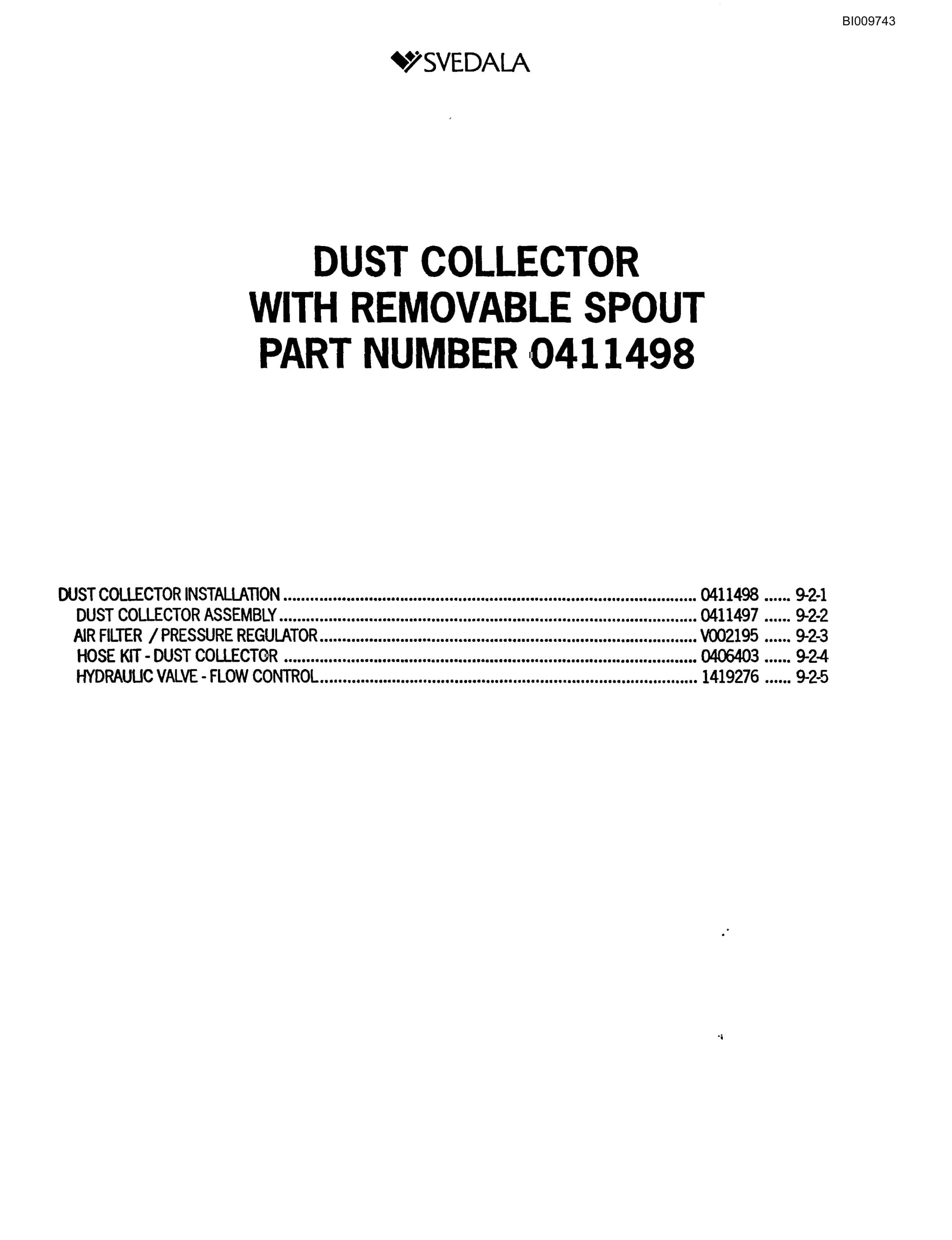 Bucyrus 300 Hydraulic Track Drill Parts Catalog BI009743-5