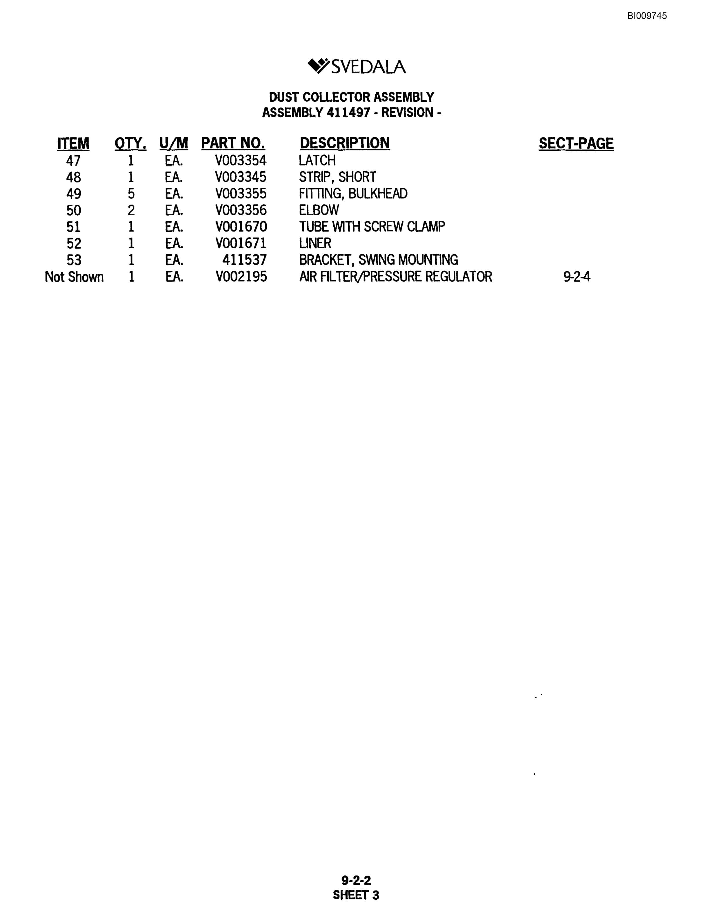 Bucyrus 300 Hydraulic Track Drill Parts Catalog BI009745-5