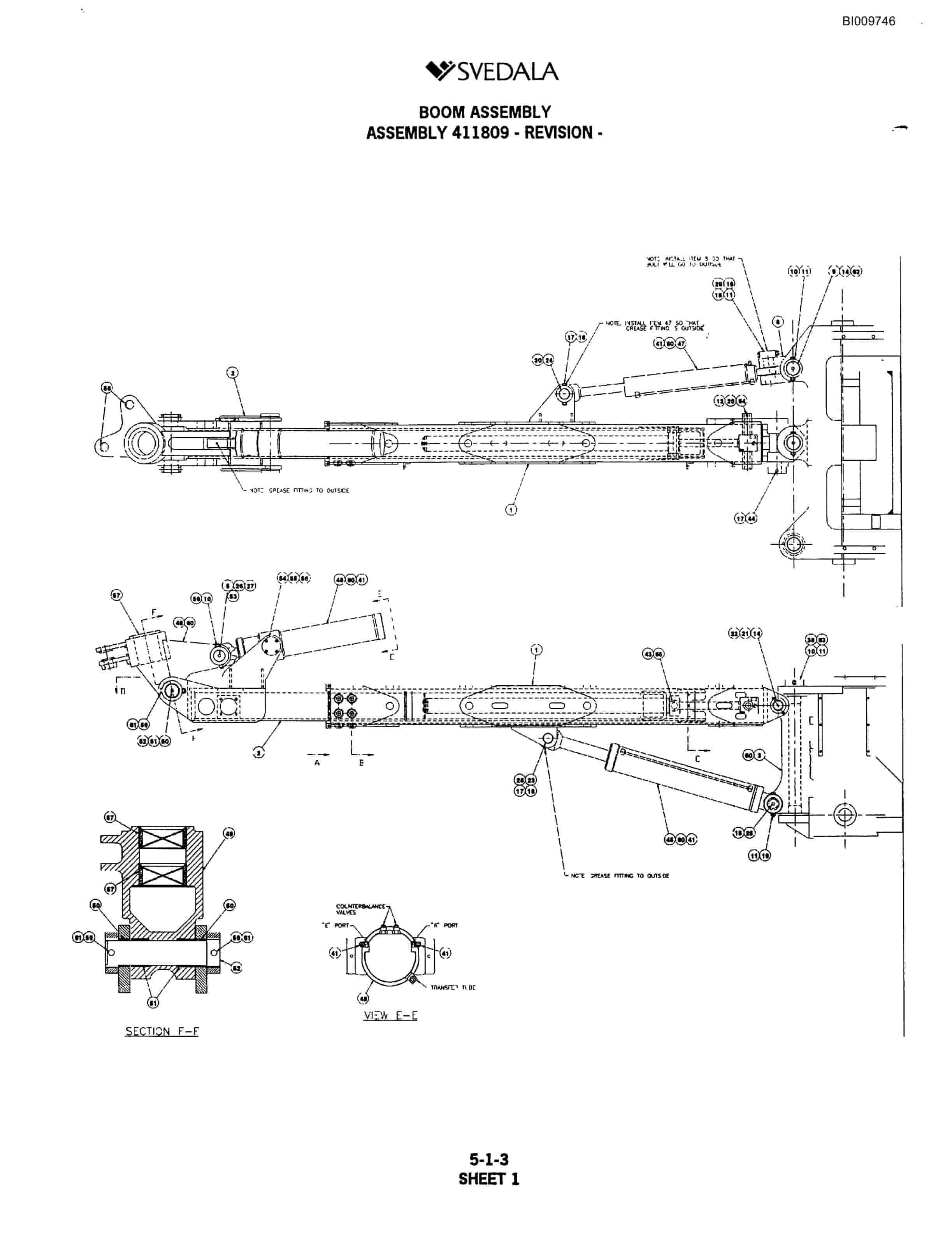 Bucyrus 300 Hydraulic Track Drill Parts Catalog BI009746-2