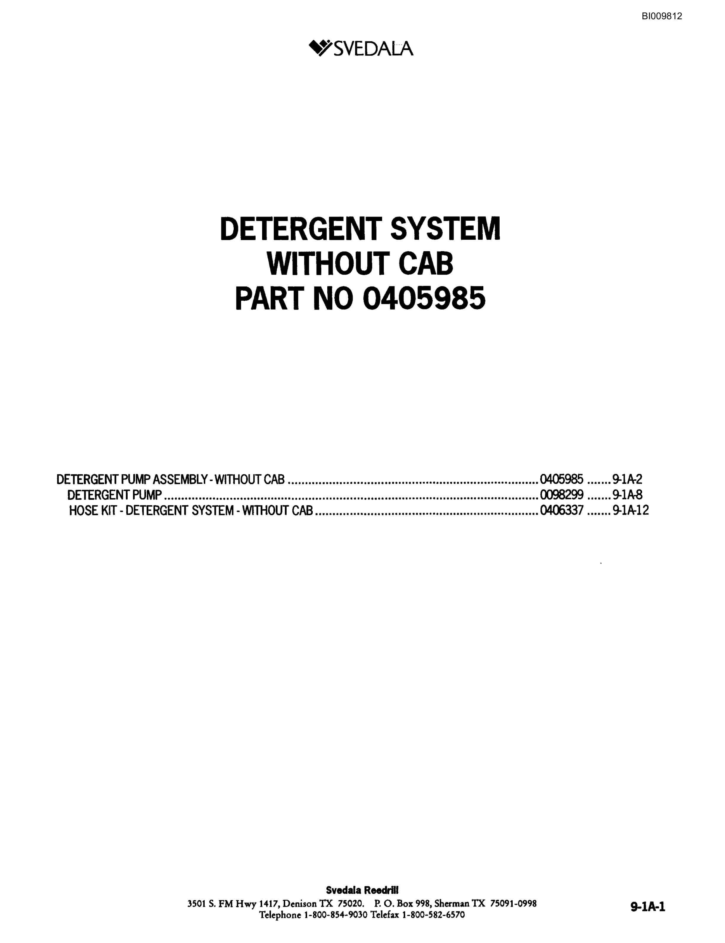 Bucyrus 300 Hydraulic Track Drill Parts Catalog BI009812-4