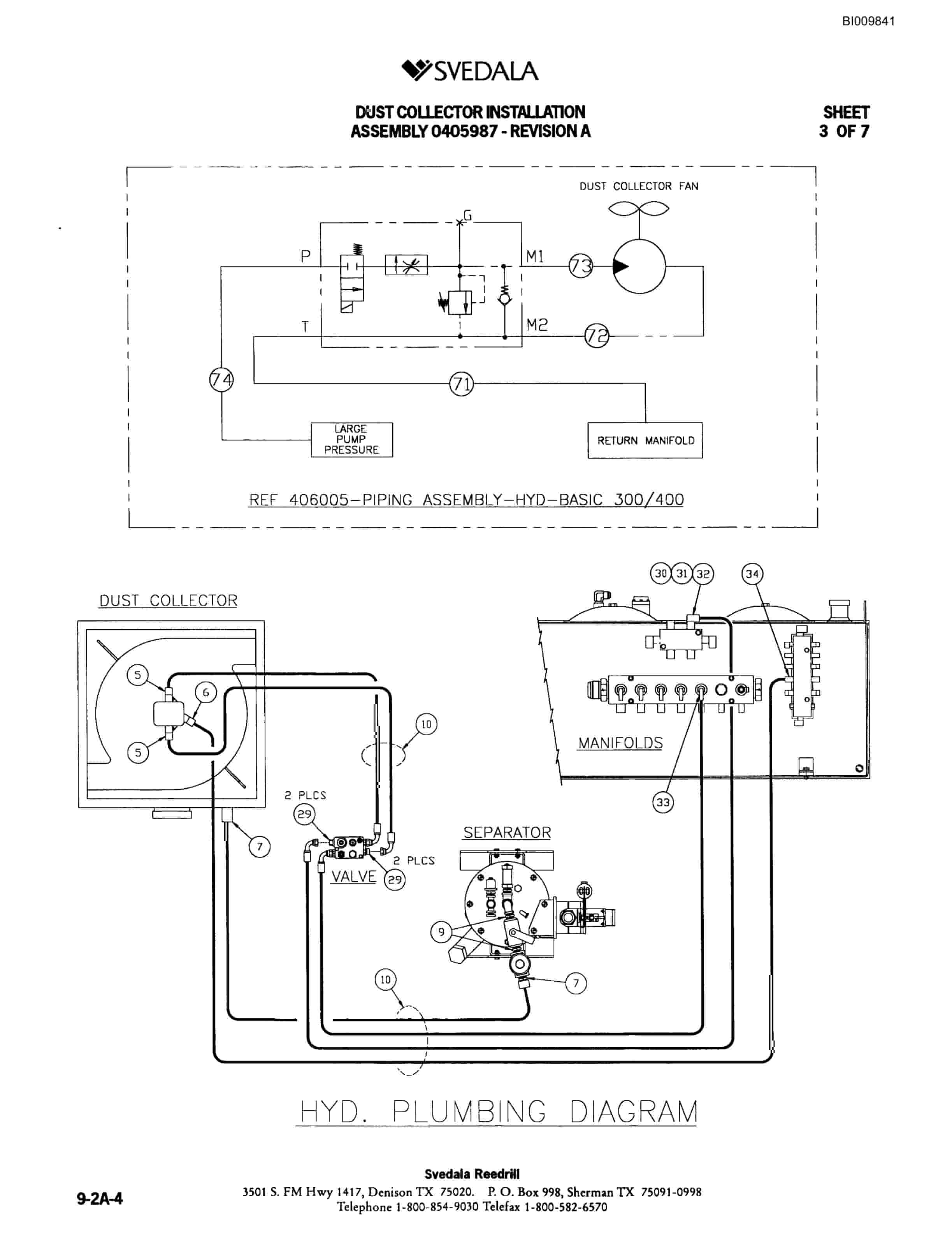 Bucyrus 300 Hydraulic Track Drill Parts Catalog BI009841-5