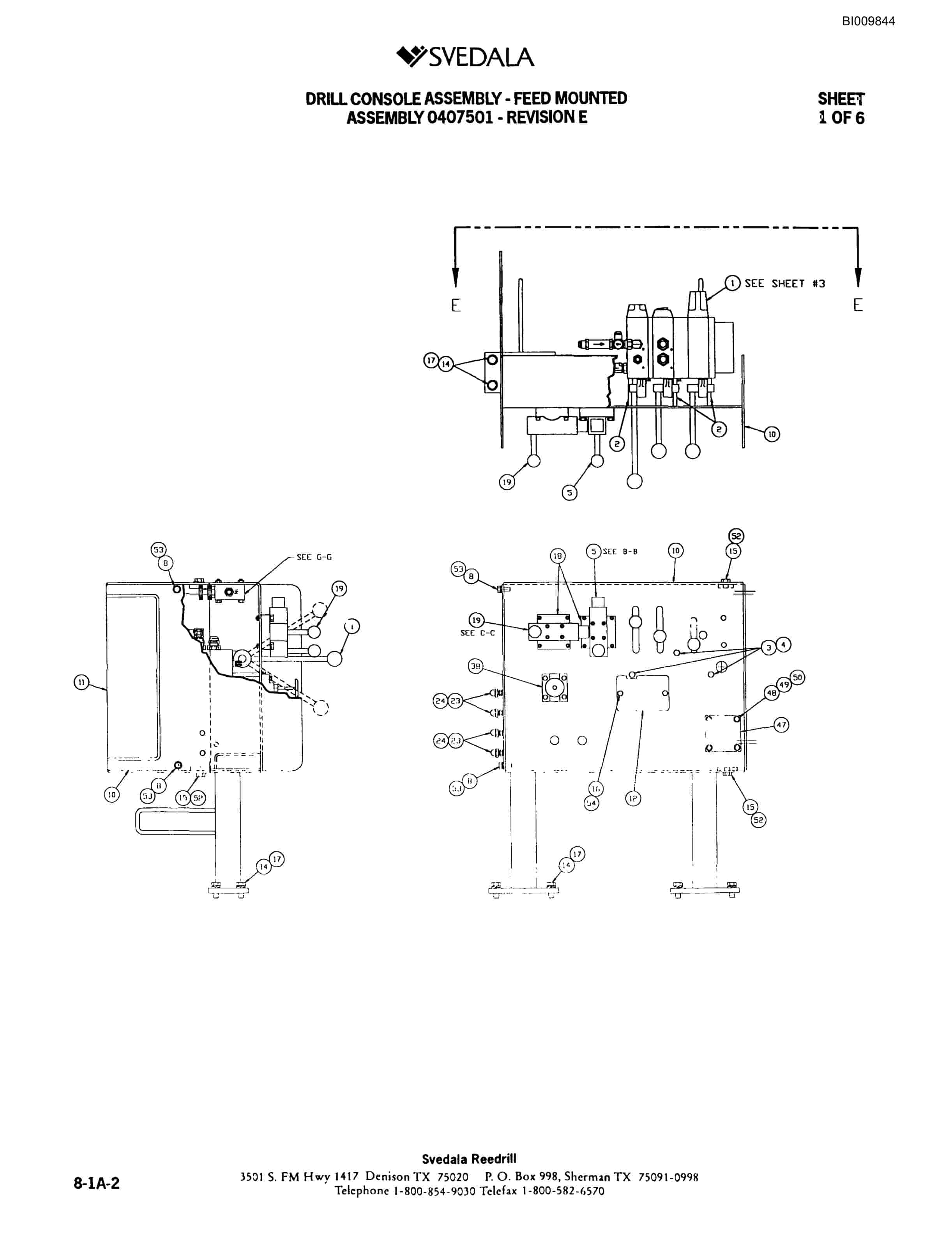Bucyrus 300 Hydraulic Track Drill Parts Catalog BI009844-3