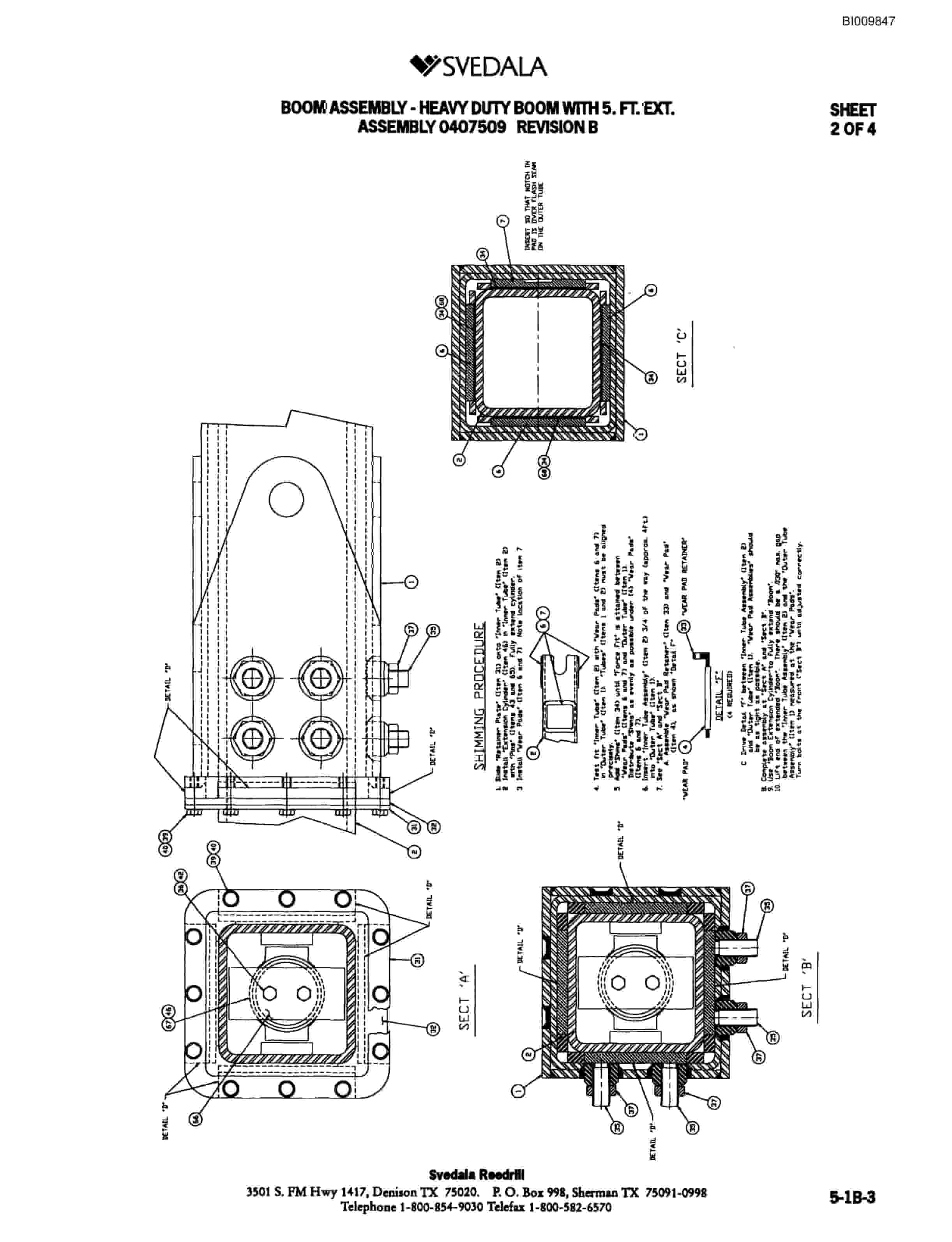 Bucyrus 300 Hydraulic Track Drill Parts Catalog BI009847-2