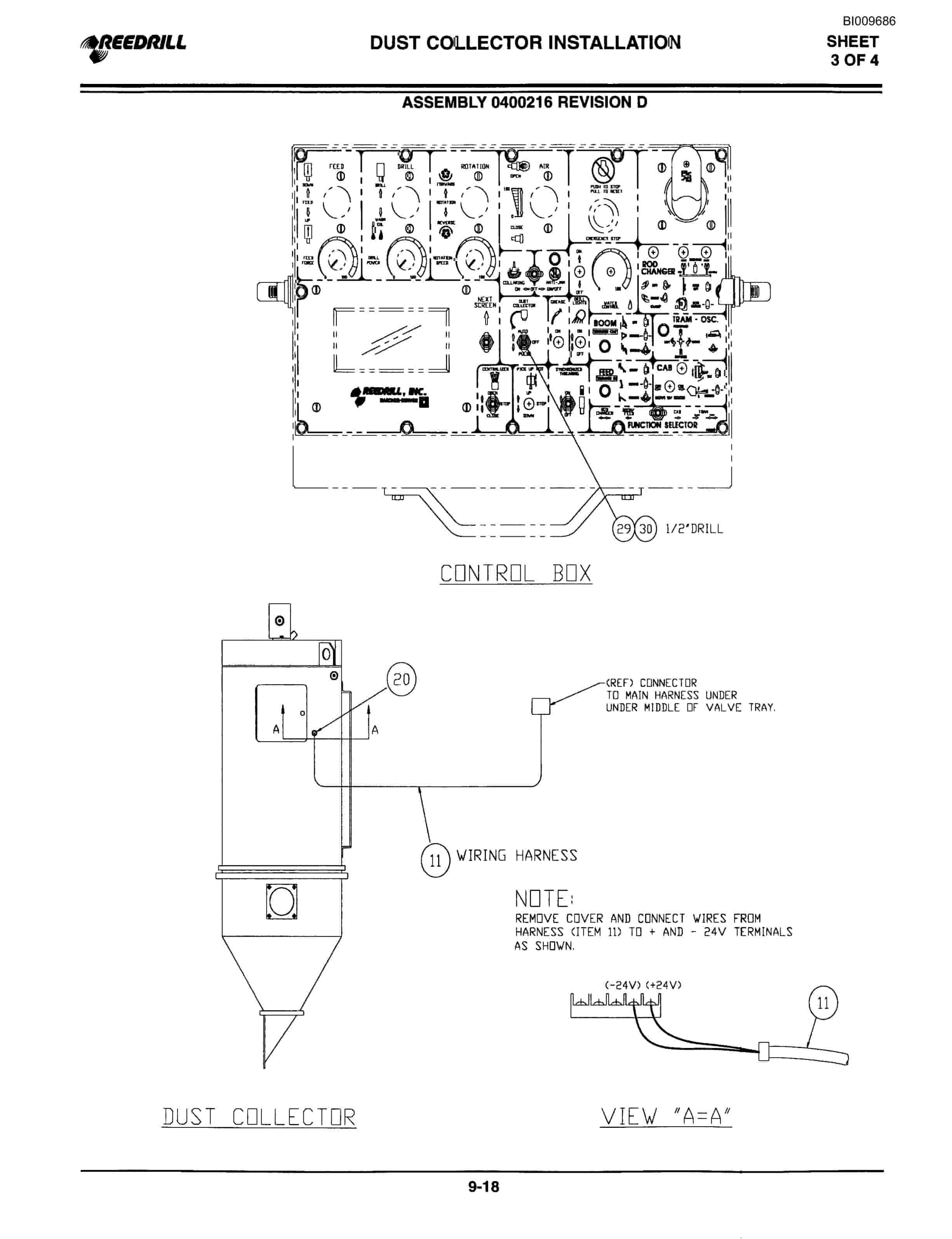 Bucyrus 3000, 4000 Hydraulic Track Drill Parts Catalog BI009686-4