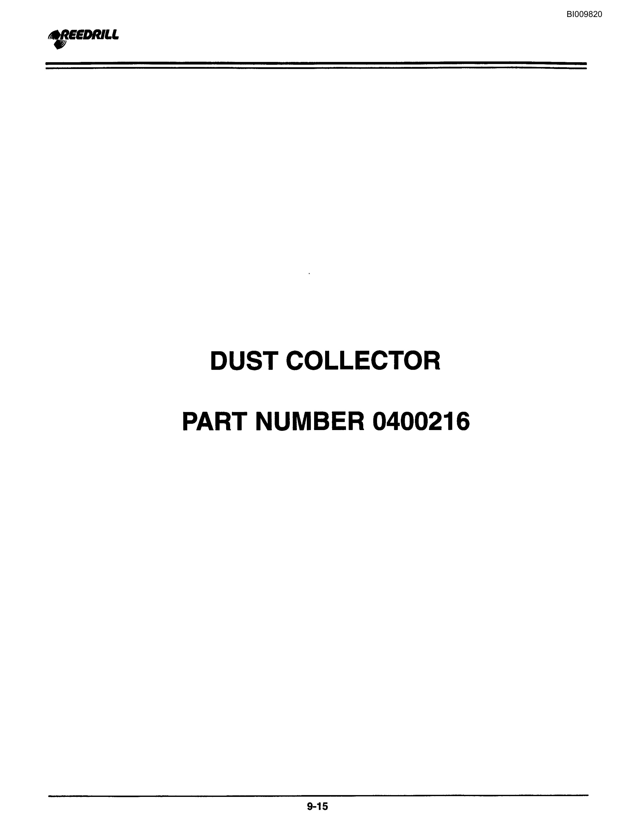 Bucyrus 3000, 4000 Hydraulic Track Drill Parts Catalog BI009820-4