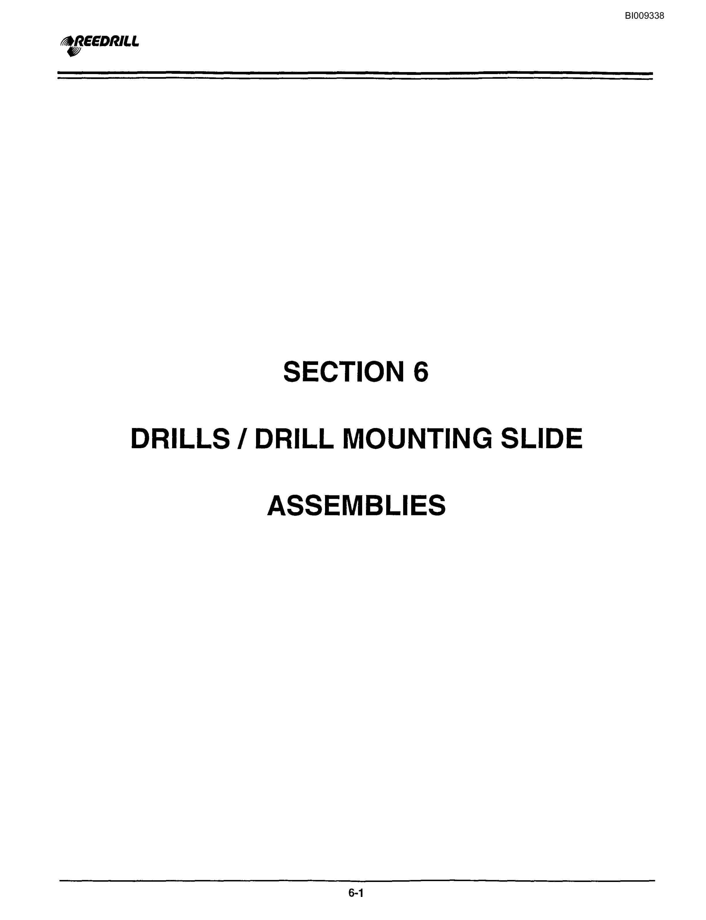 Bucyrus 3000 Hydraulic Track Drill Parts Catalog BI009338-2