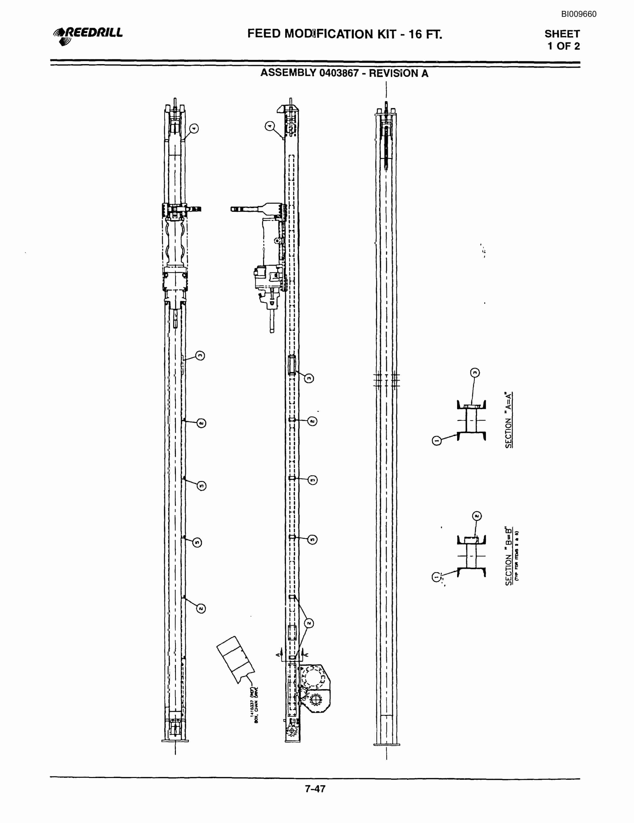 Bucyrus 3000 Hydraulic Track Drill Parts Catalog BI009660-2