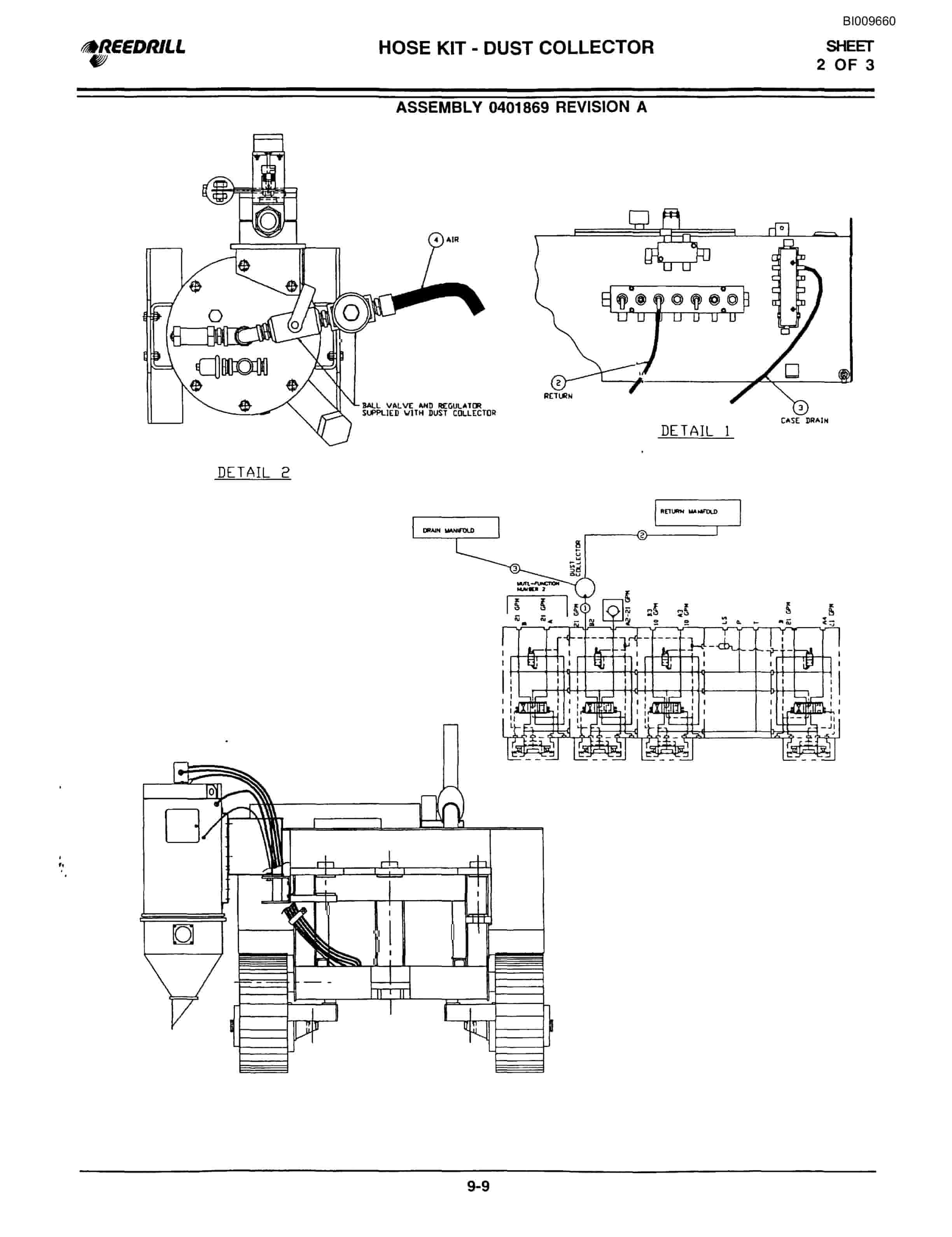 Bucyrus 3000 Hydraulic Track Drill Parts Catalog BI009660-4