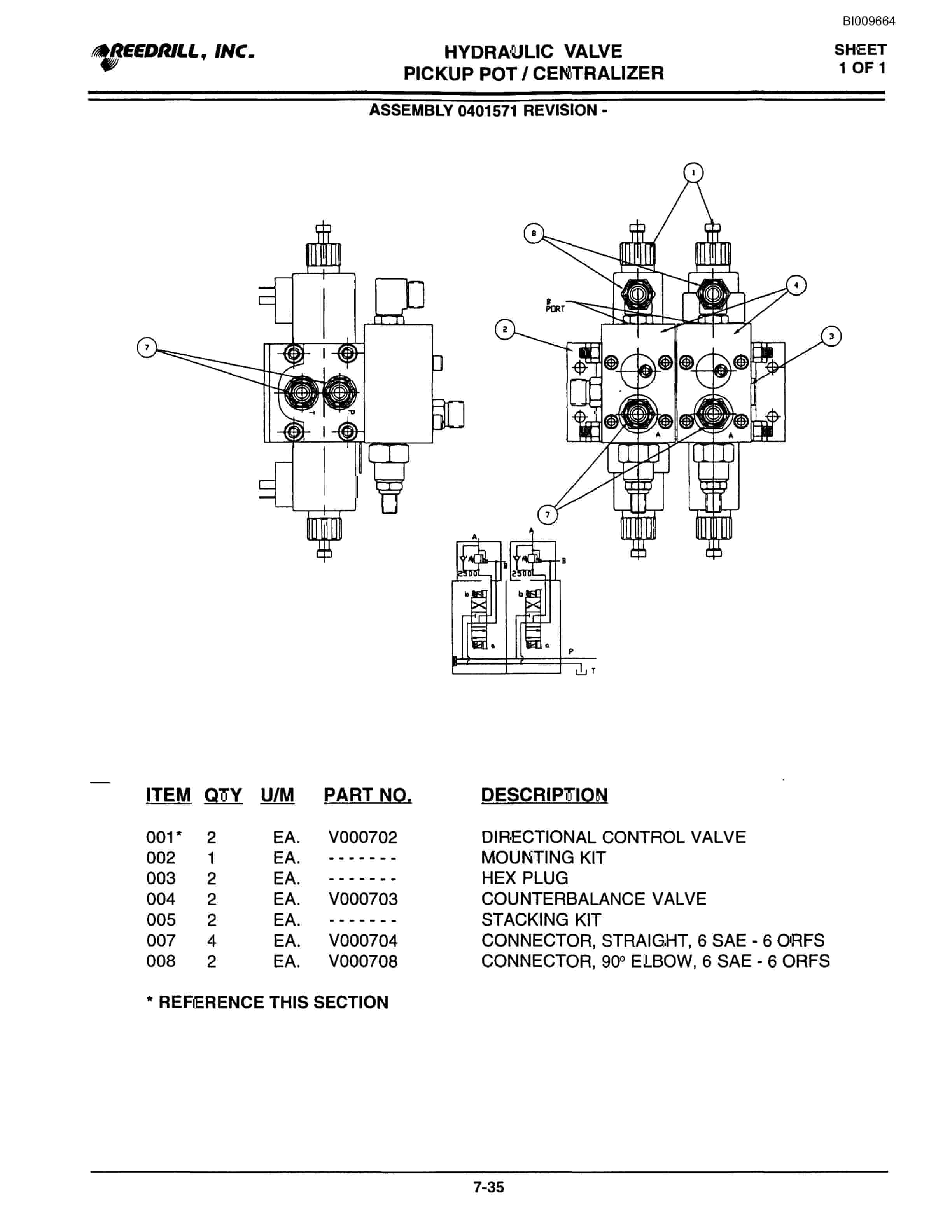Bucyrus 3000 Hydraulic Track Drill Parts Catalog BI009664-5