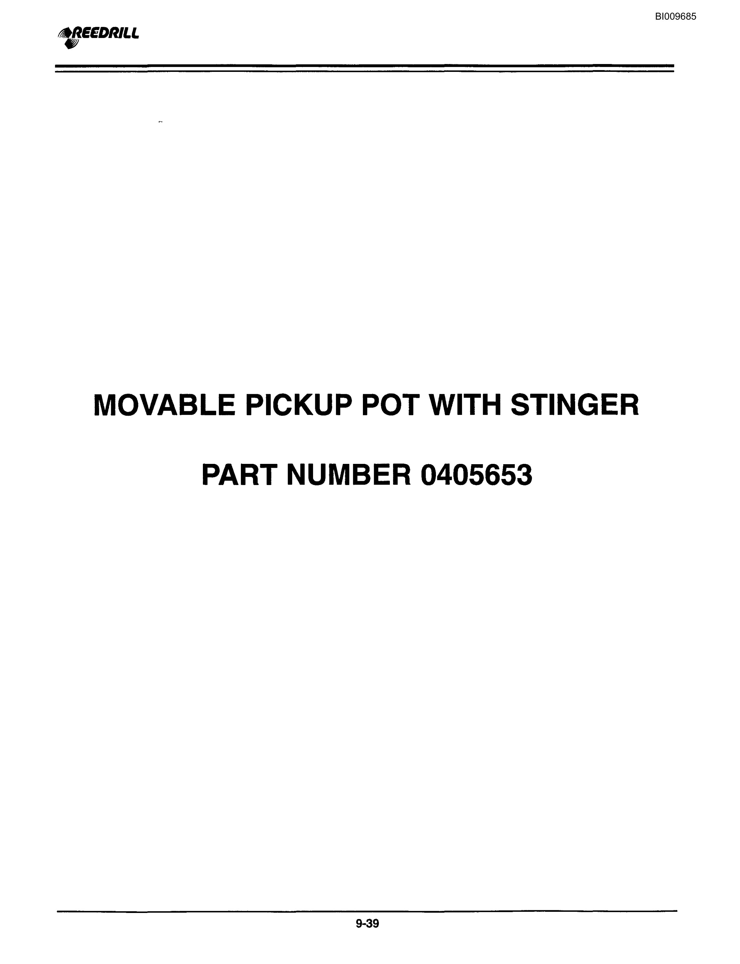 Bucyrus 3000 Hydraulic Track Drill Parts Catalog BI009685-5