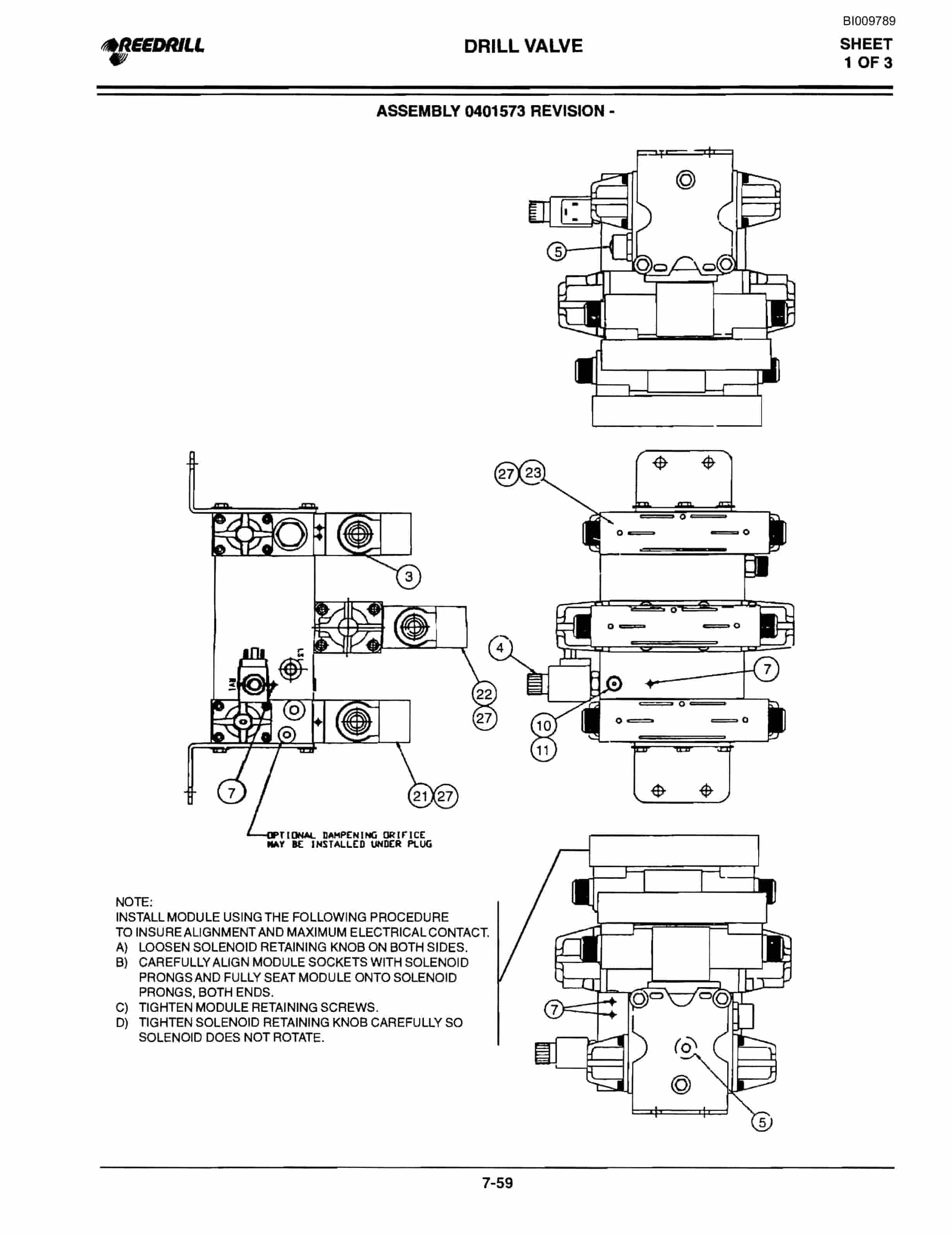 Bucyrus 3000 Hydraulic Track Drill Parts Catalog BI009789-3