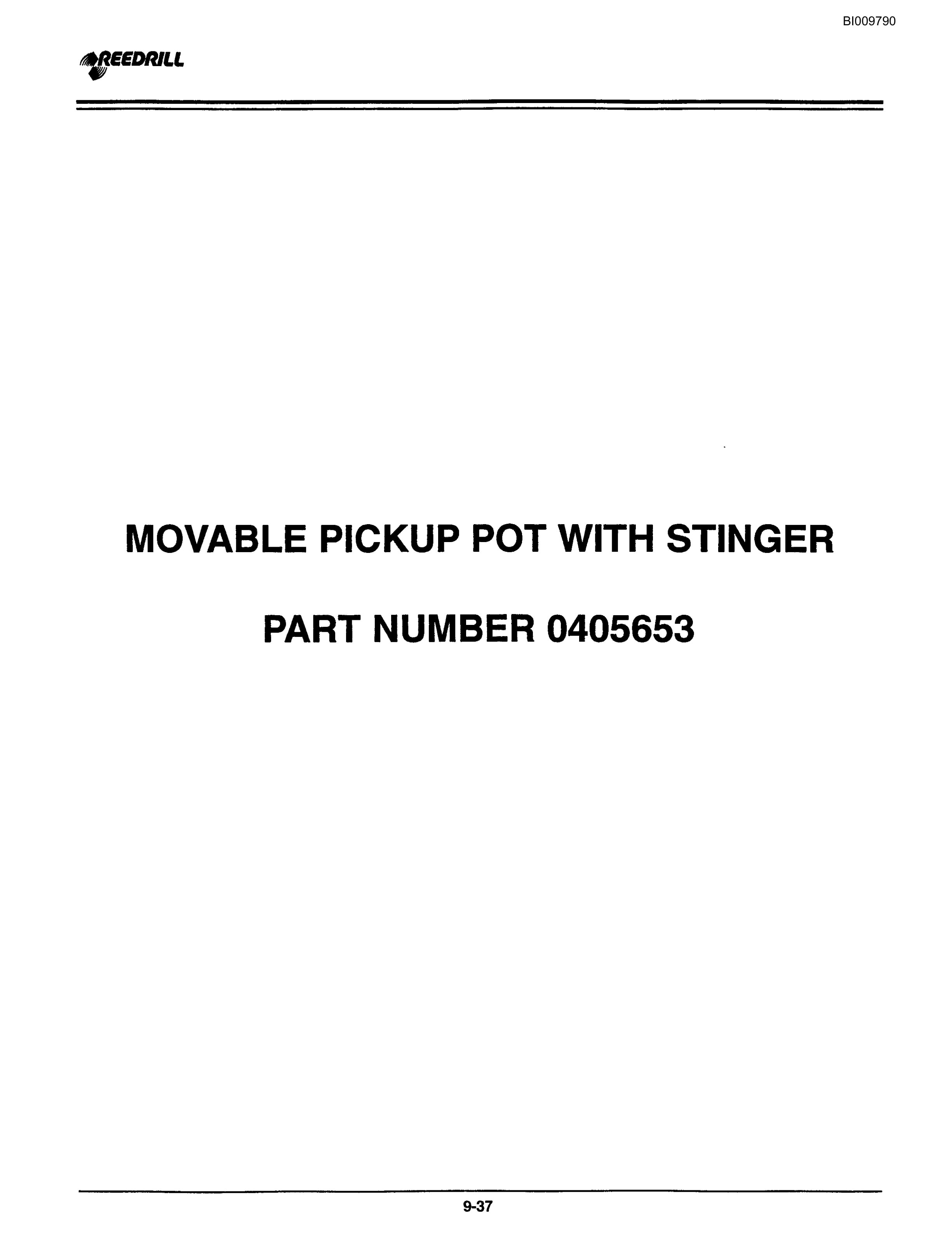 Bucyrus 3000 Hydraulic Track Drill Parts Catalog BI009790-5