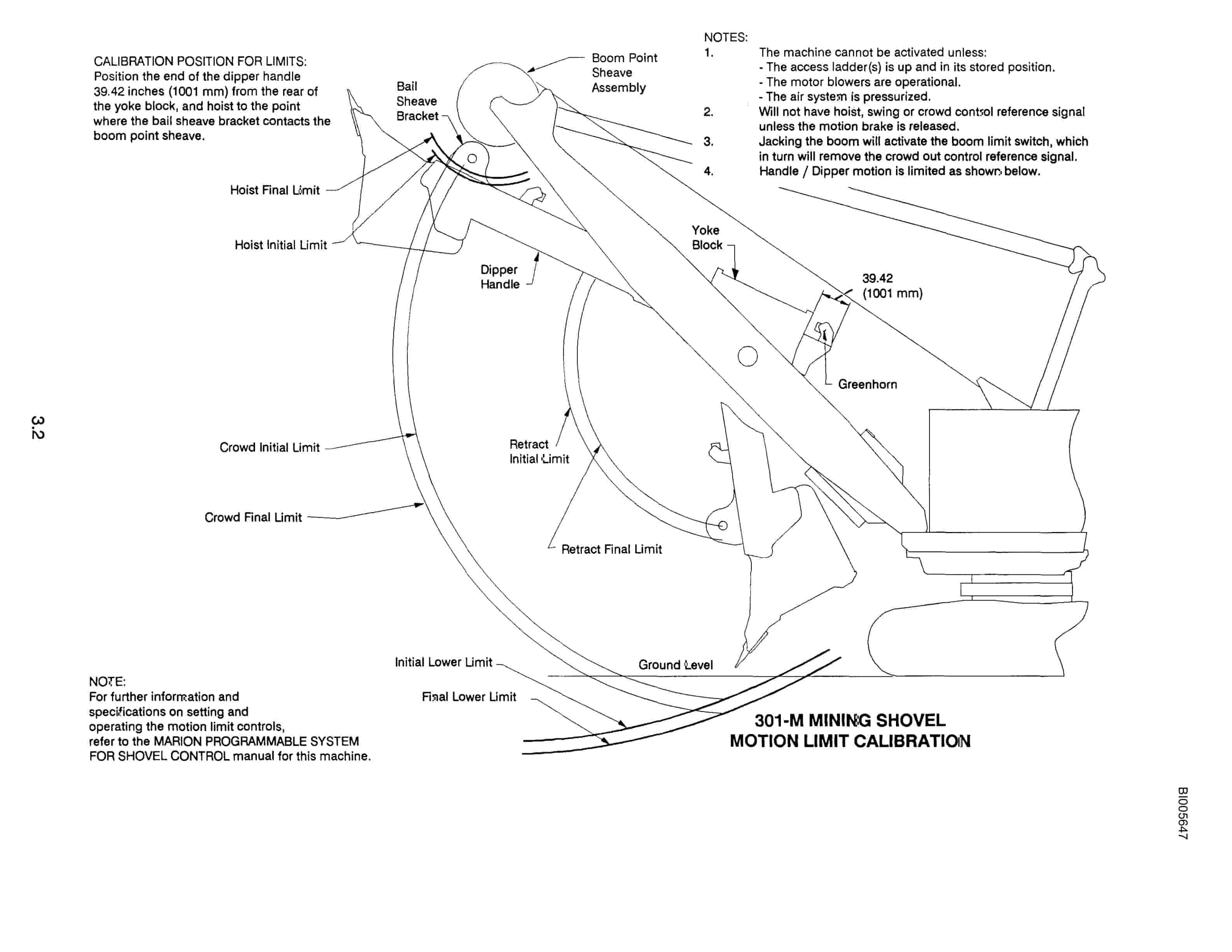 Bucyrus 301-M Mining Shovel Technical Manual BI005647-3