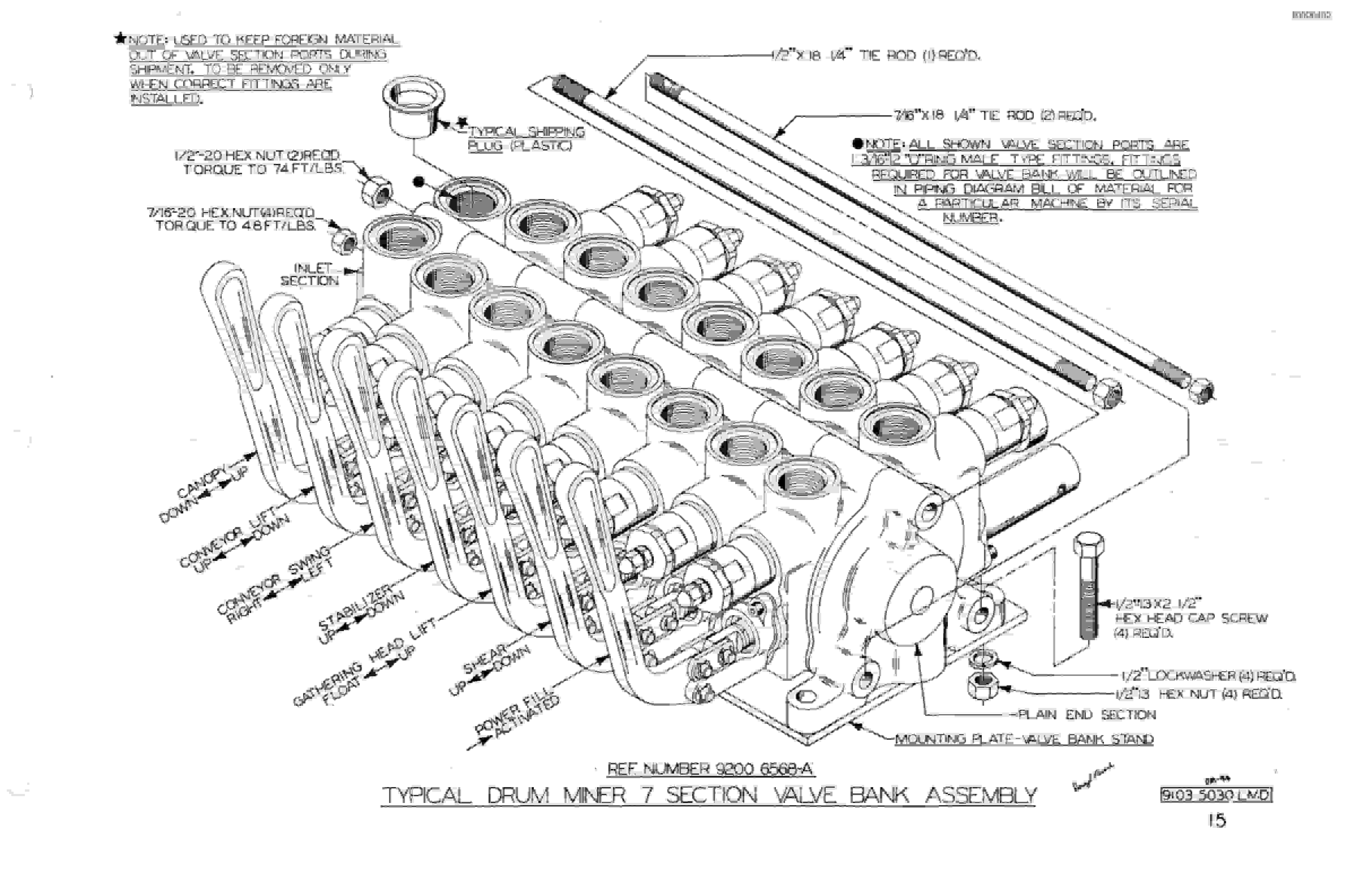 Bucyrus 3080-6 Marietta Drum Miner Technical Manual BI000402-5