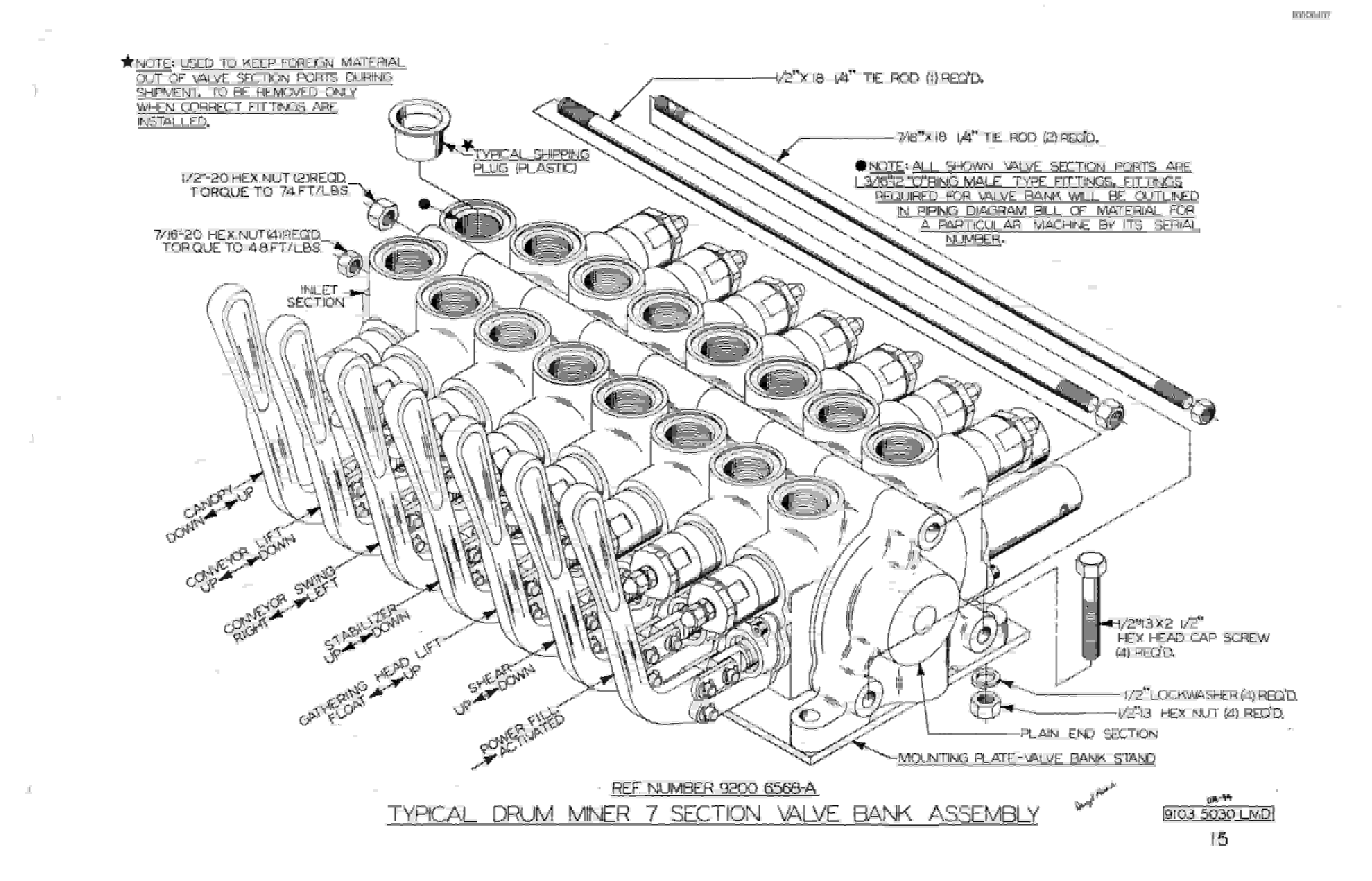 Bucyrus 3080-6 Marietta Drum Miner Technical Manual BI000407-5