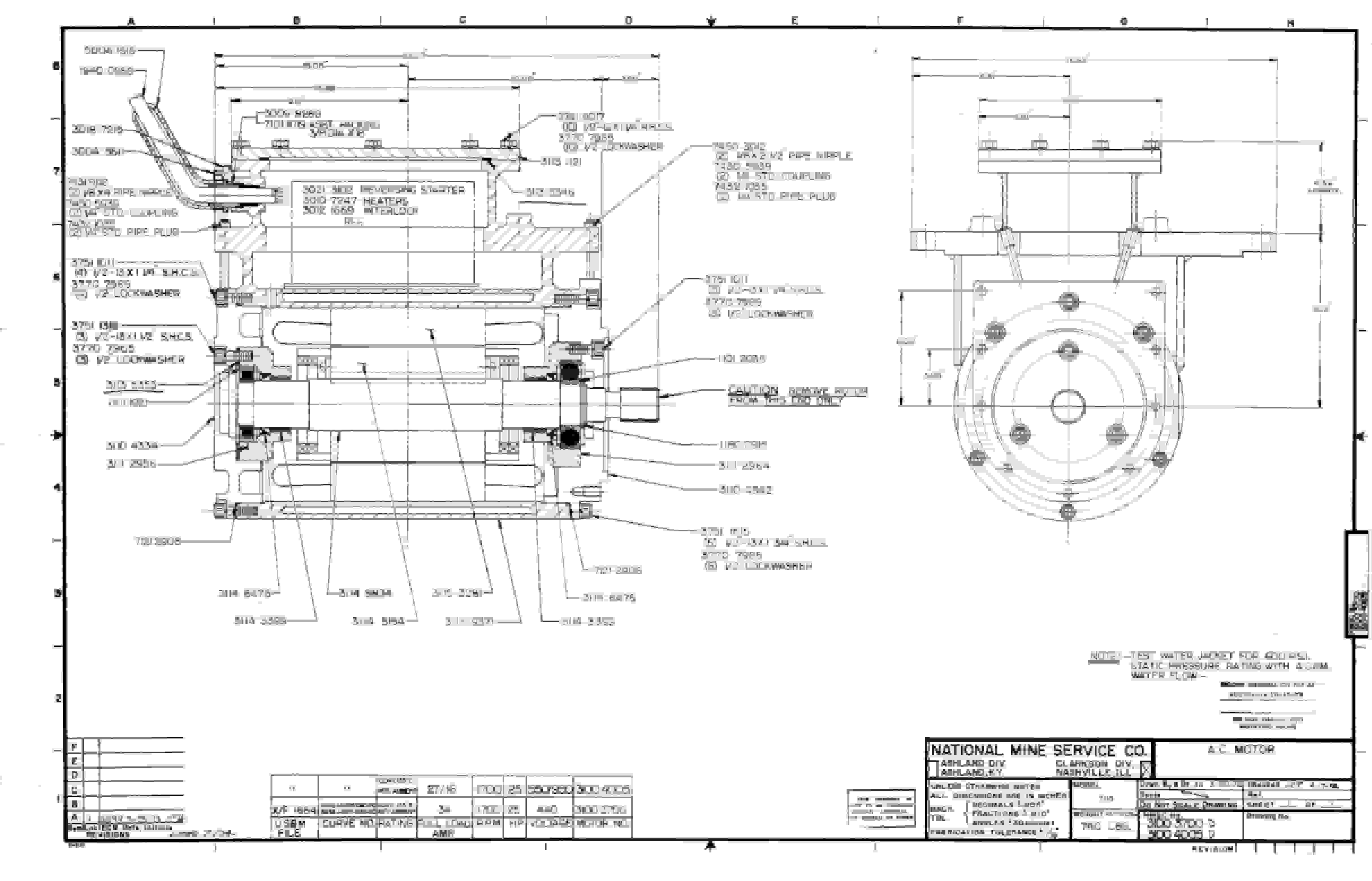 Bucyrus 3080 Drum Miner Parts Catalog BI000398-00-4