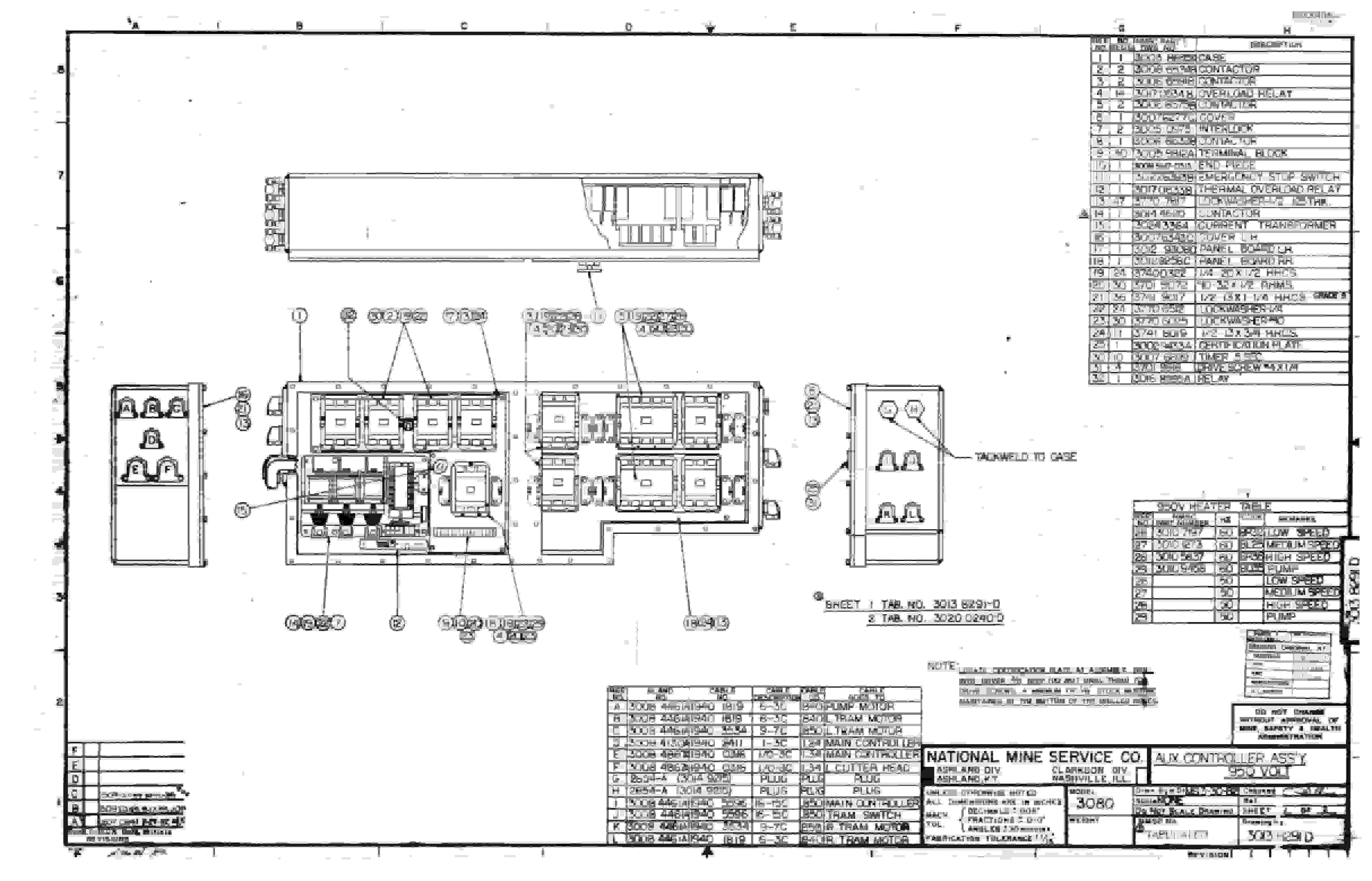 Bucyrus 3080 Drum Miner Parts Catalog BI000401-4