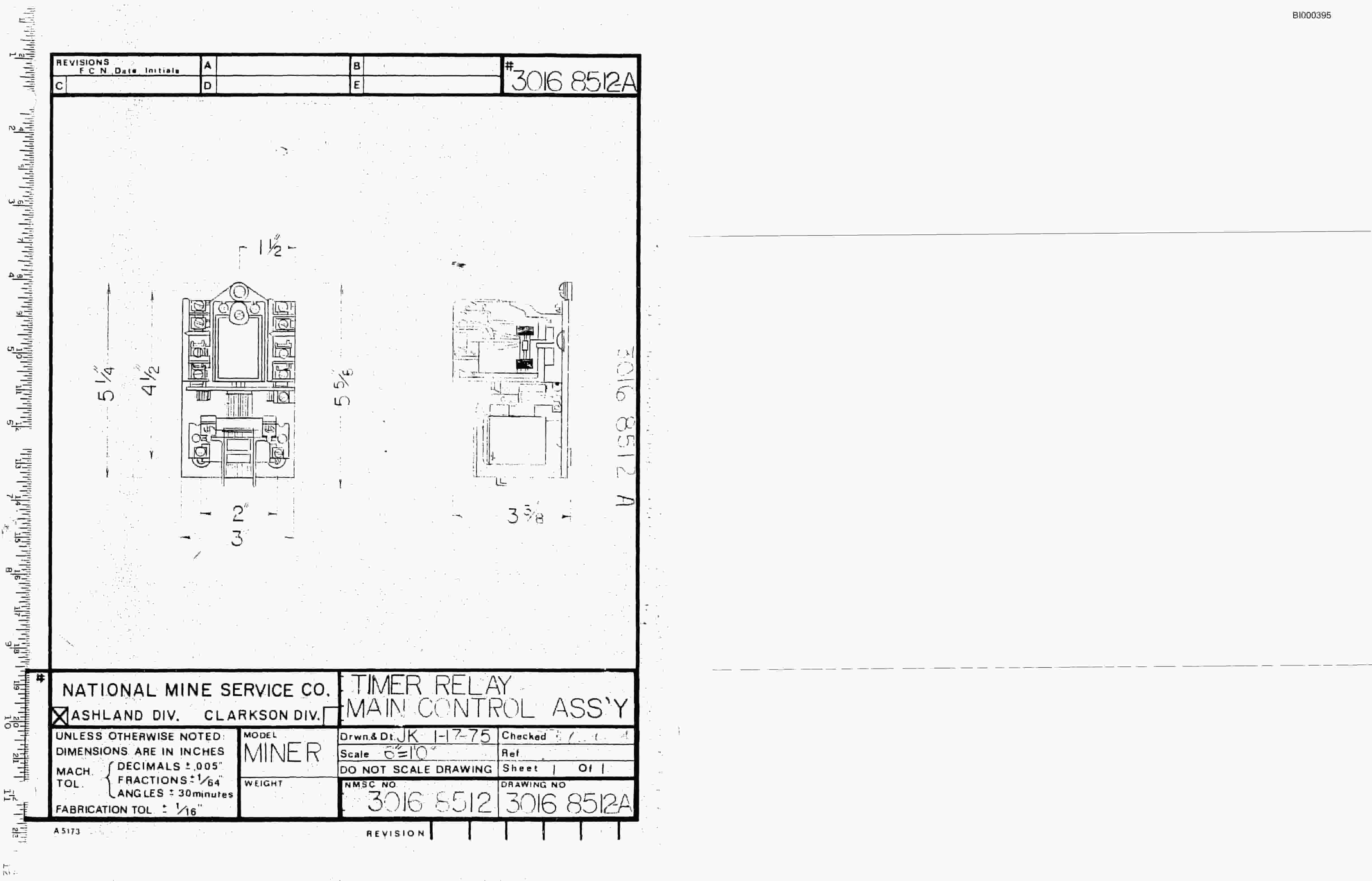 Bucyrus 3080LP Drum Miner Parts Catalog BI000395-5