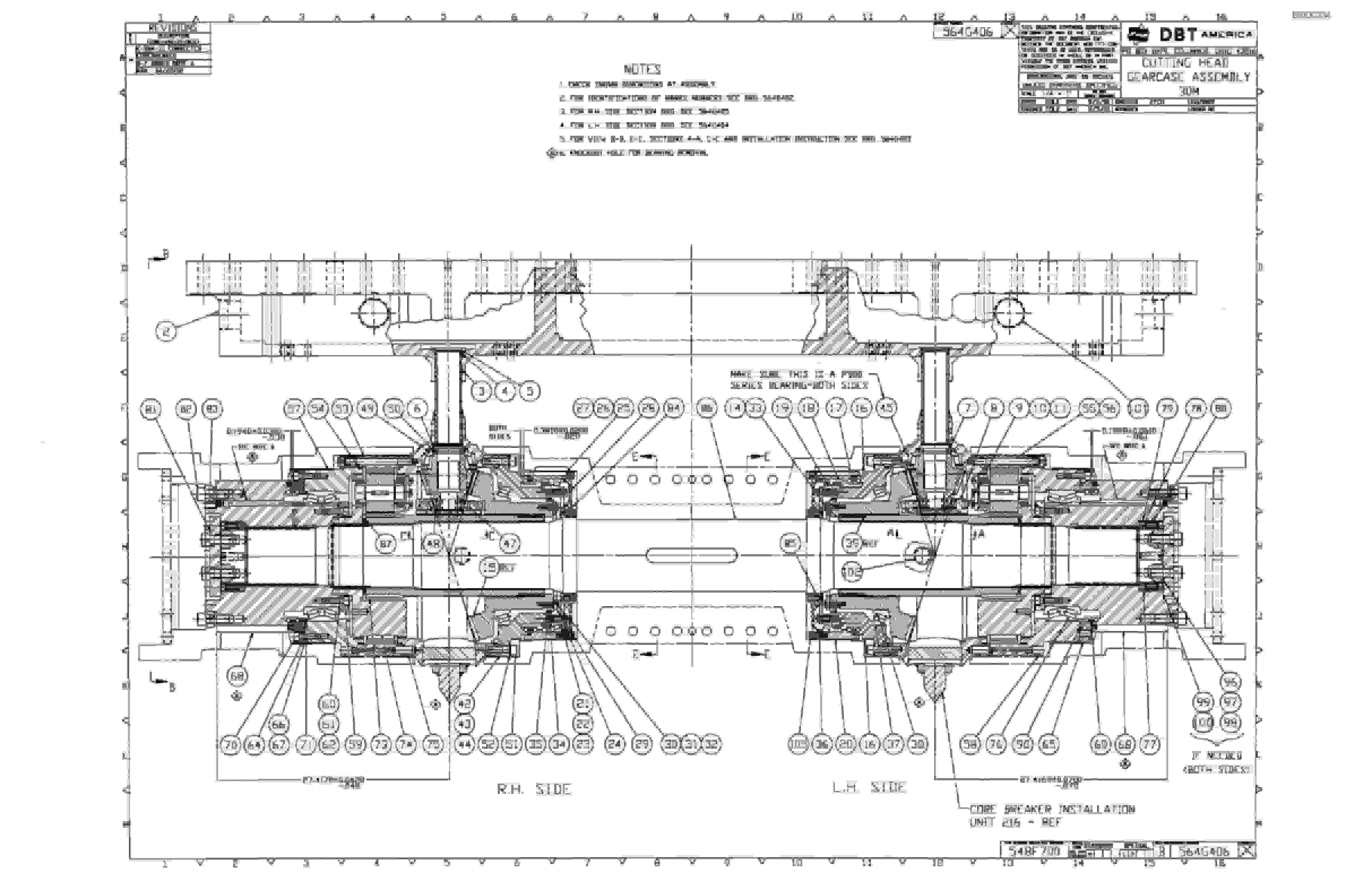 Bucyrus 30M-3L Miner Parts Catalog BI000334-5