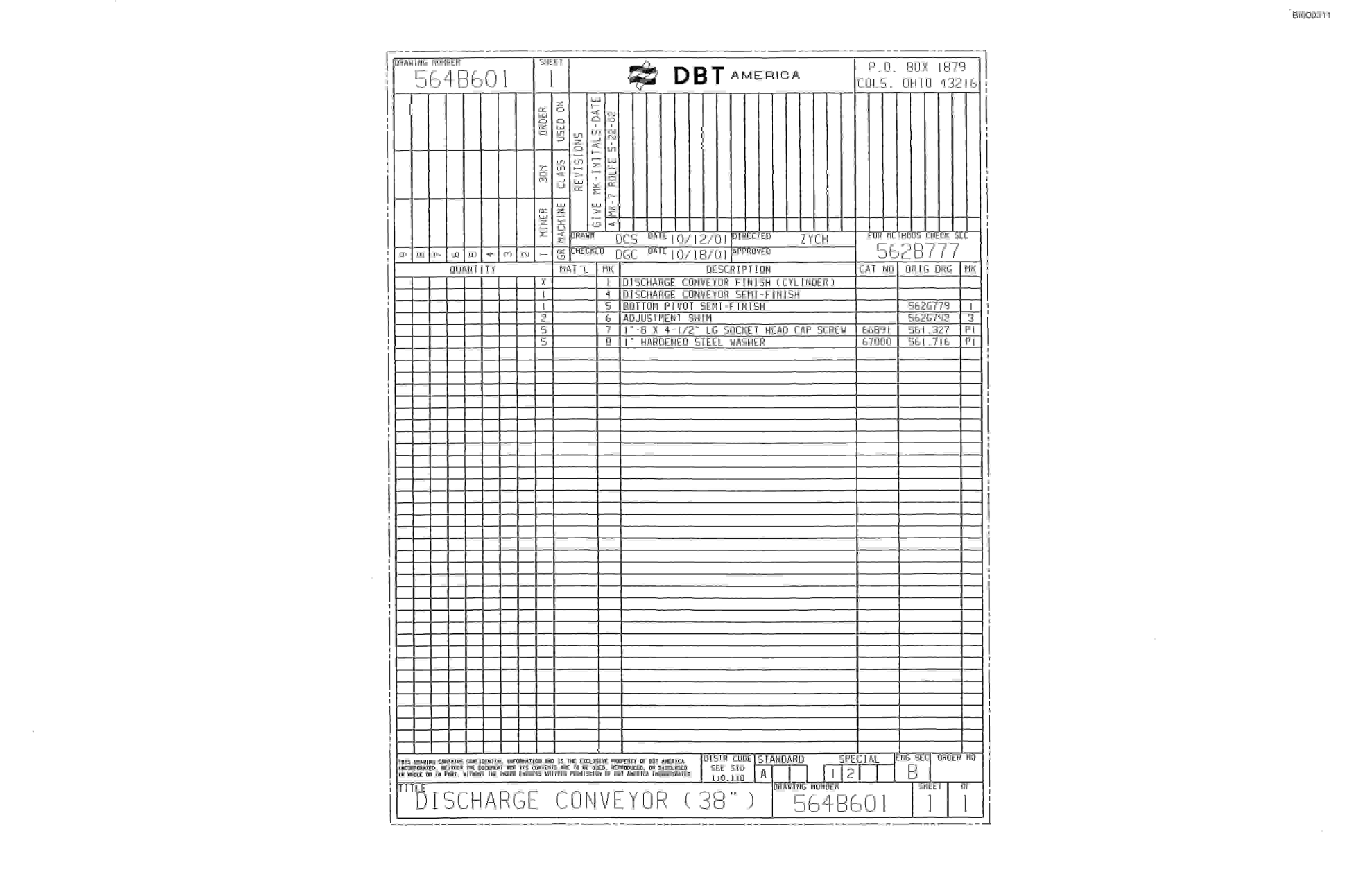 Bucyrus 30M2 Continuous Miner Parts Catalog BI000311-2