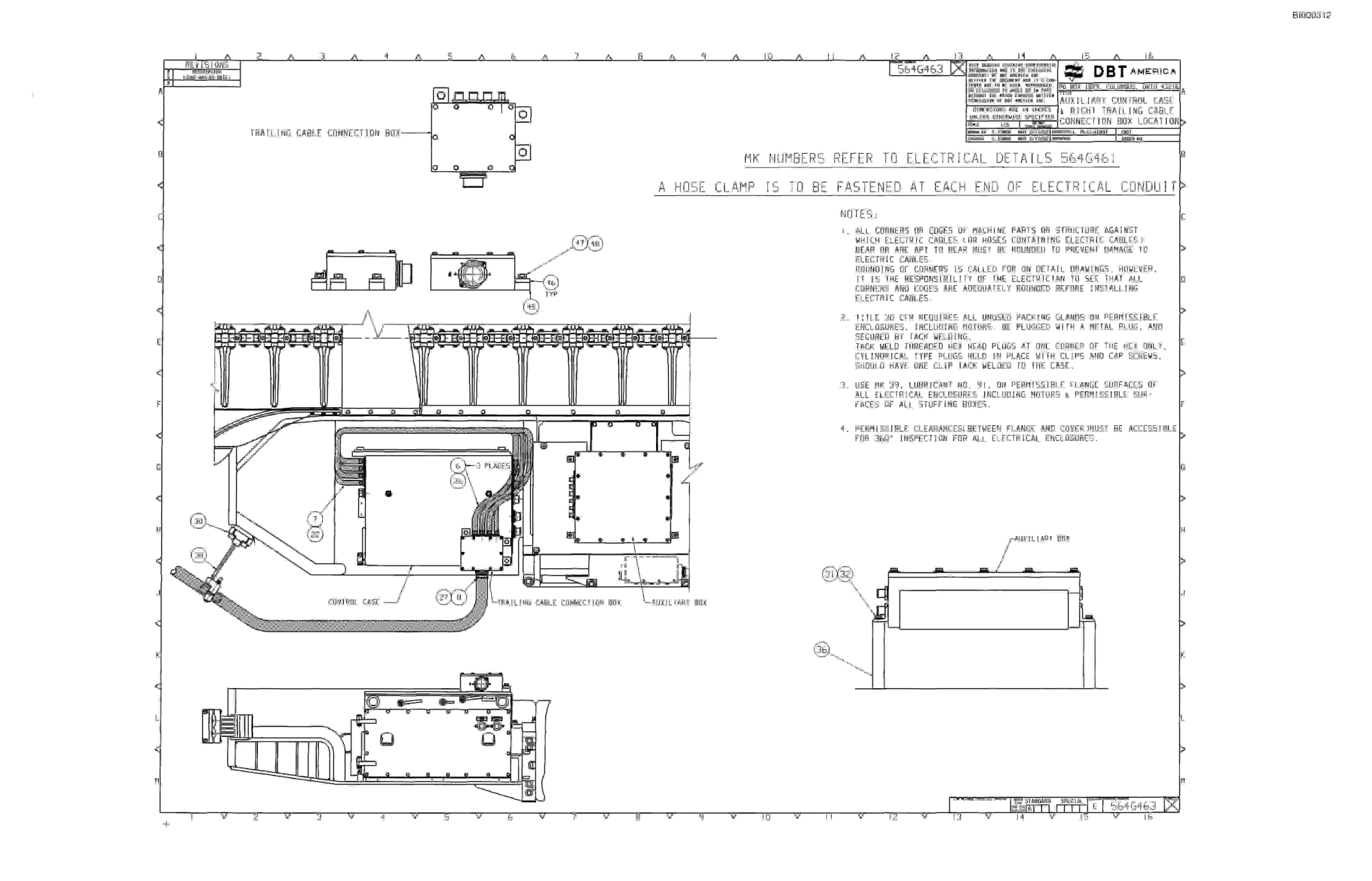 Bucyrus 30M2 Continuous Miner Parts Catalog BI000312-5