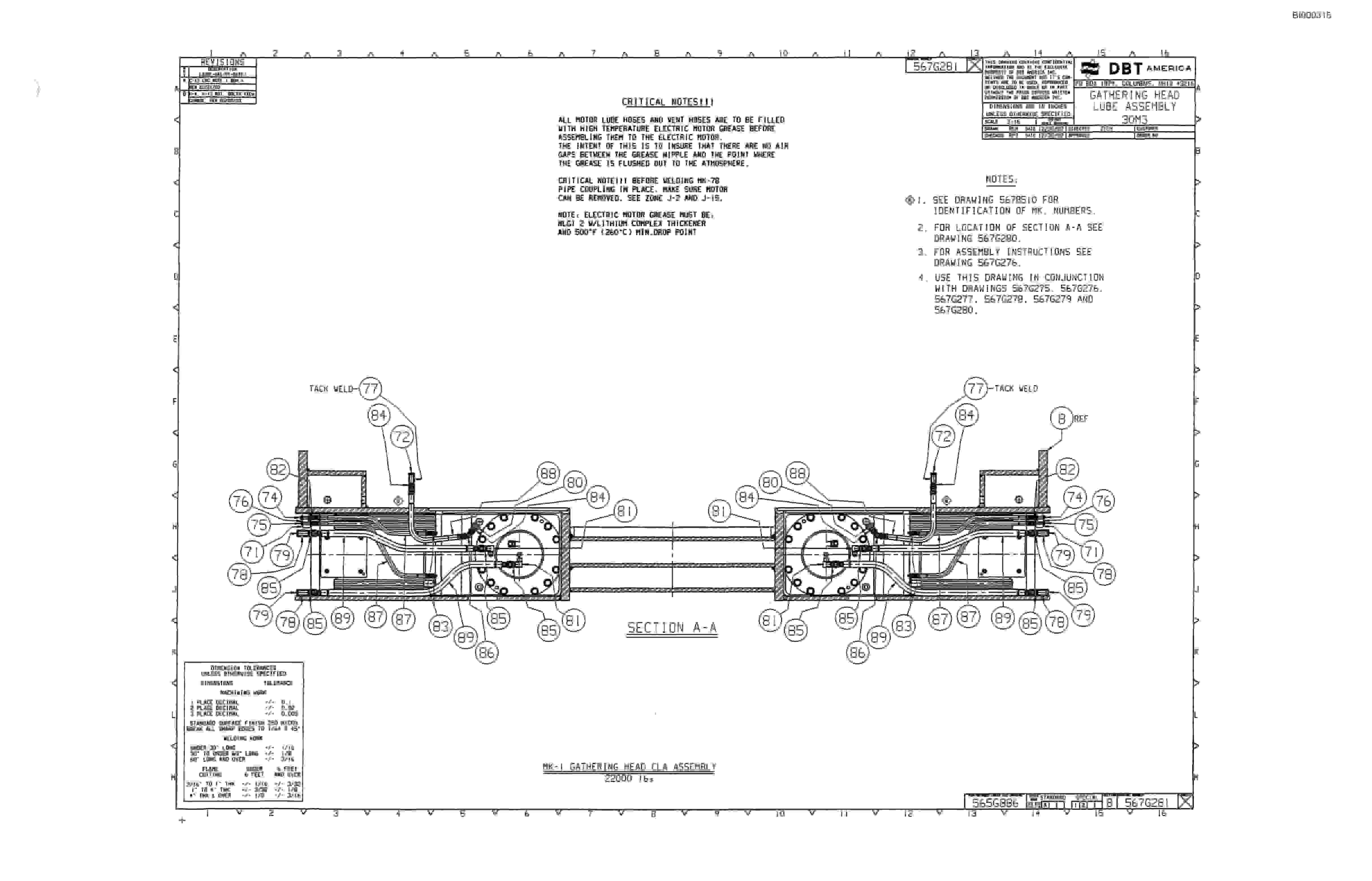 Bucyrus 30M3 Continuous Miner Parts Catalog BI000315-2