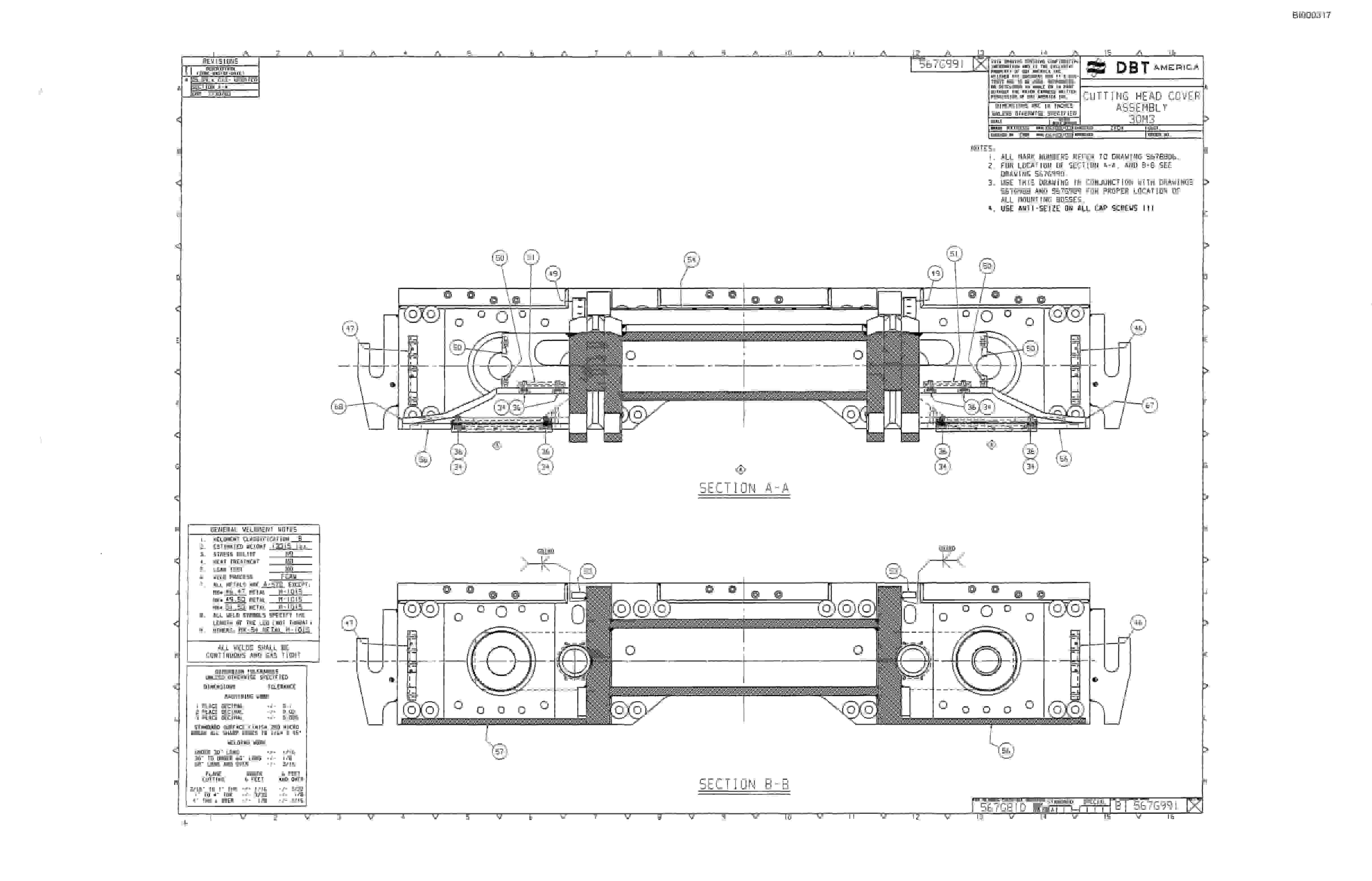 Bucyrus 30M3-L Continuous Miner Parts Catalog BI000317-2