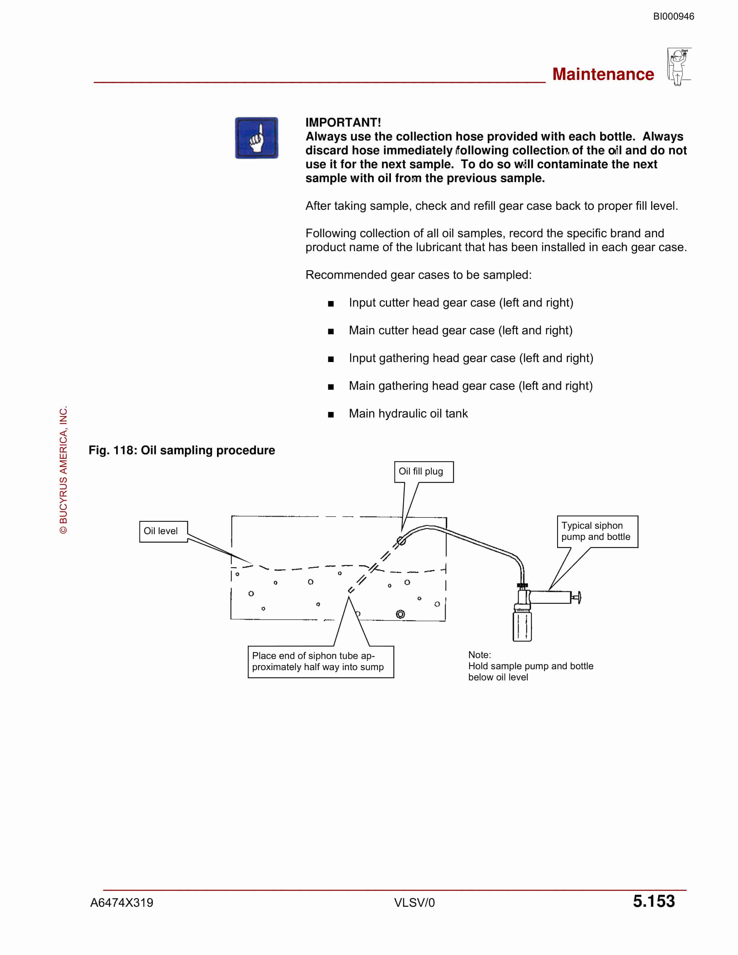Bucyrus 30M3L Continuous Miner Operation Manual BI000946-2