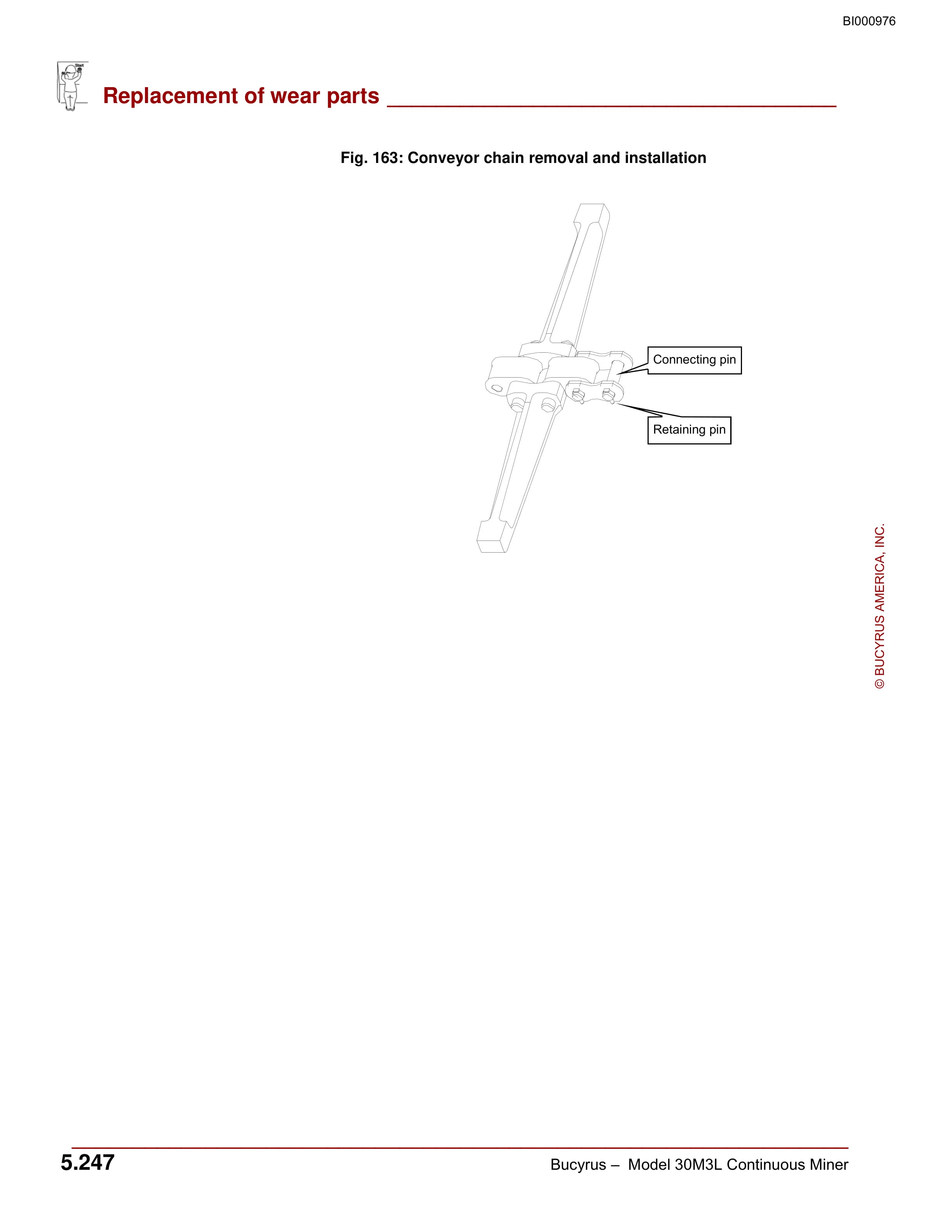 Bucyrus 30M3L Continuous Miner Operation Manual BI000976-5