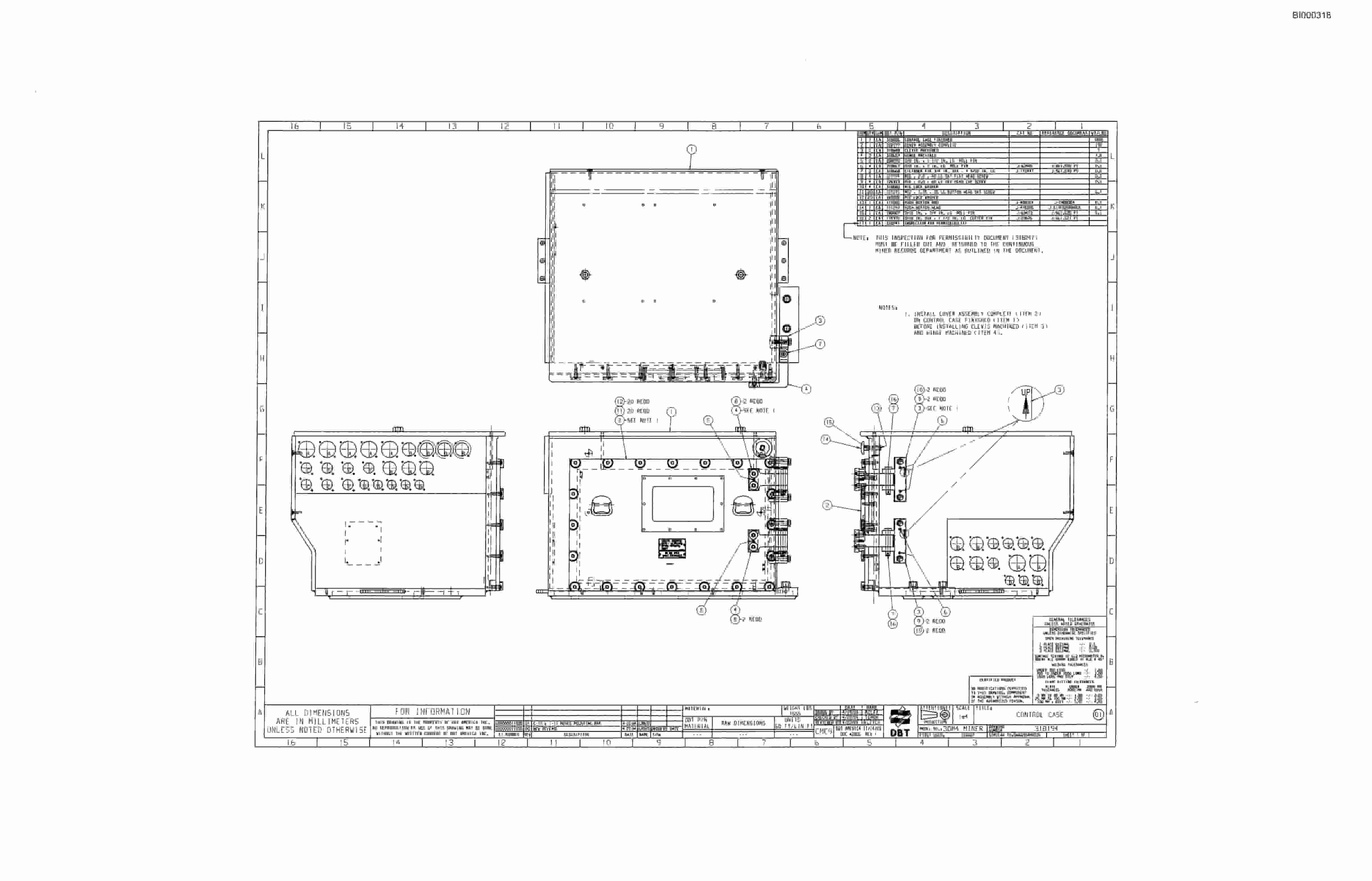 Bucyrus 30M4-NP Continuous Miner Parts Catalog BI000318-5