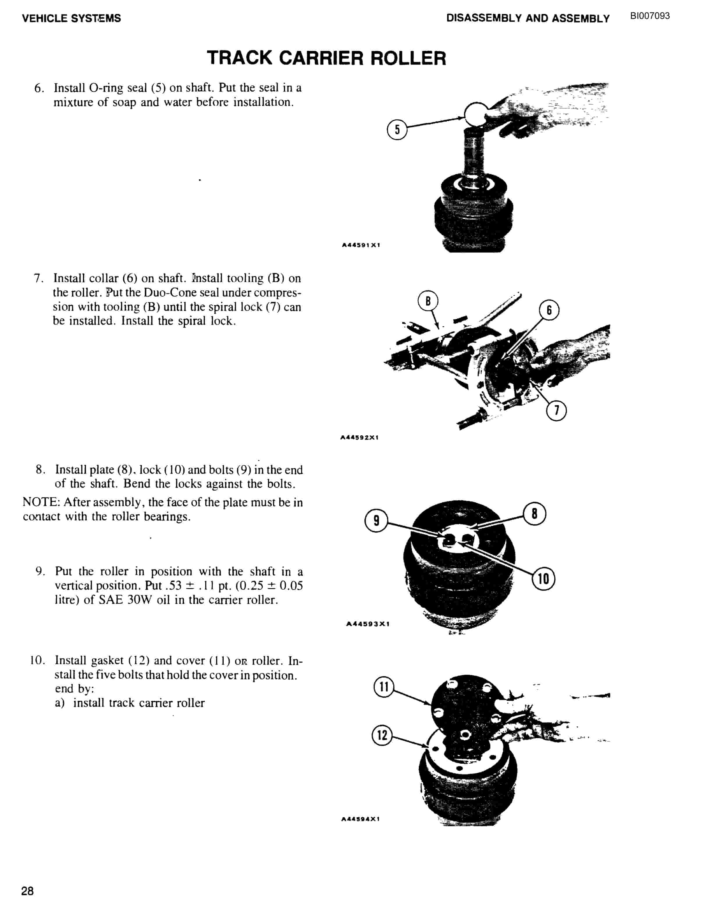 Bucyrus 35B Rotary Blasthole Drill Parts Catalog BI007093-5