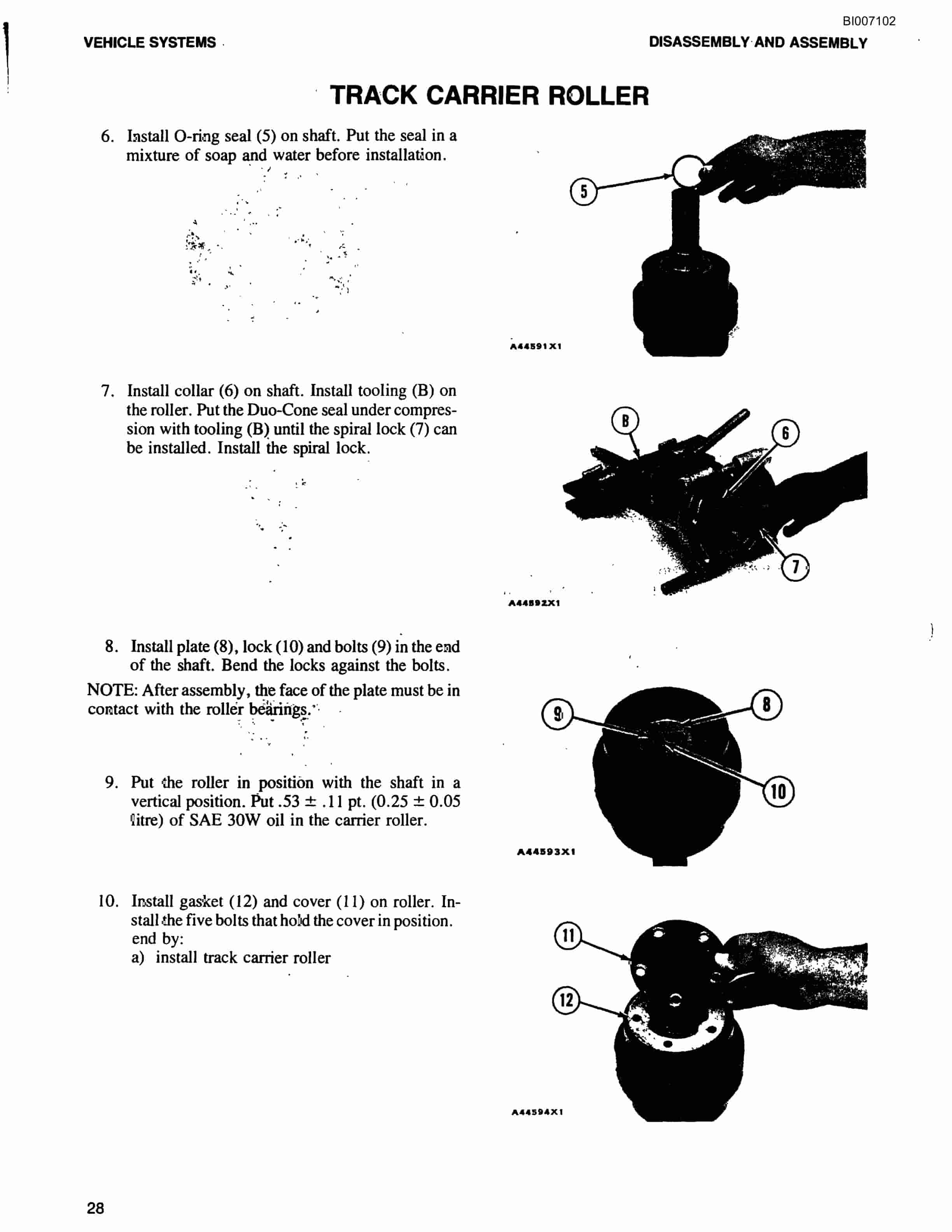 Bucyrus 35B Rotary Blasthole Drill Parts Catalog BI007102-4