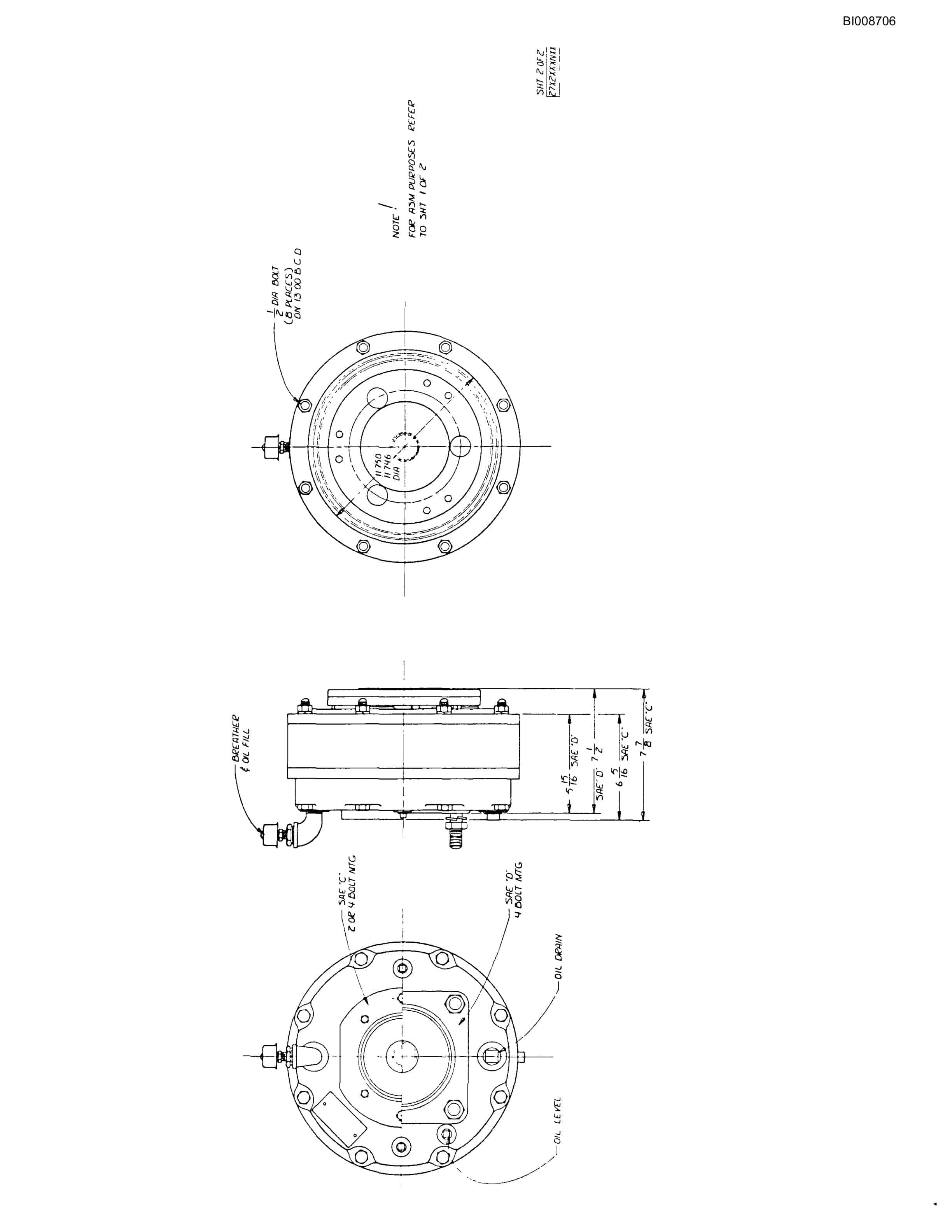 Bucyrus 35B Rotary Blasthole Drill Parts Catalog BI008706-5
