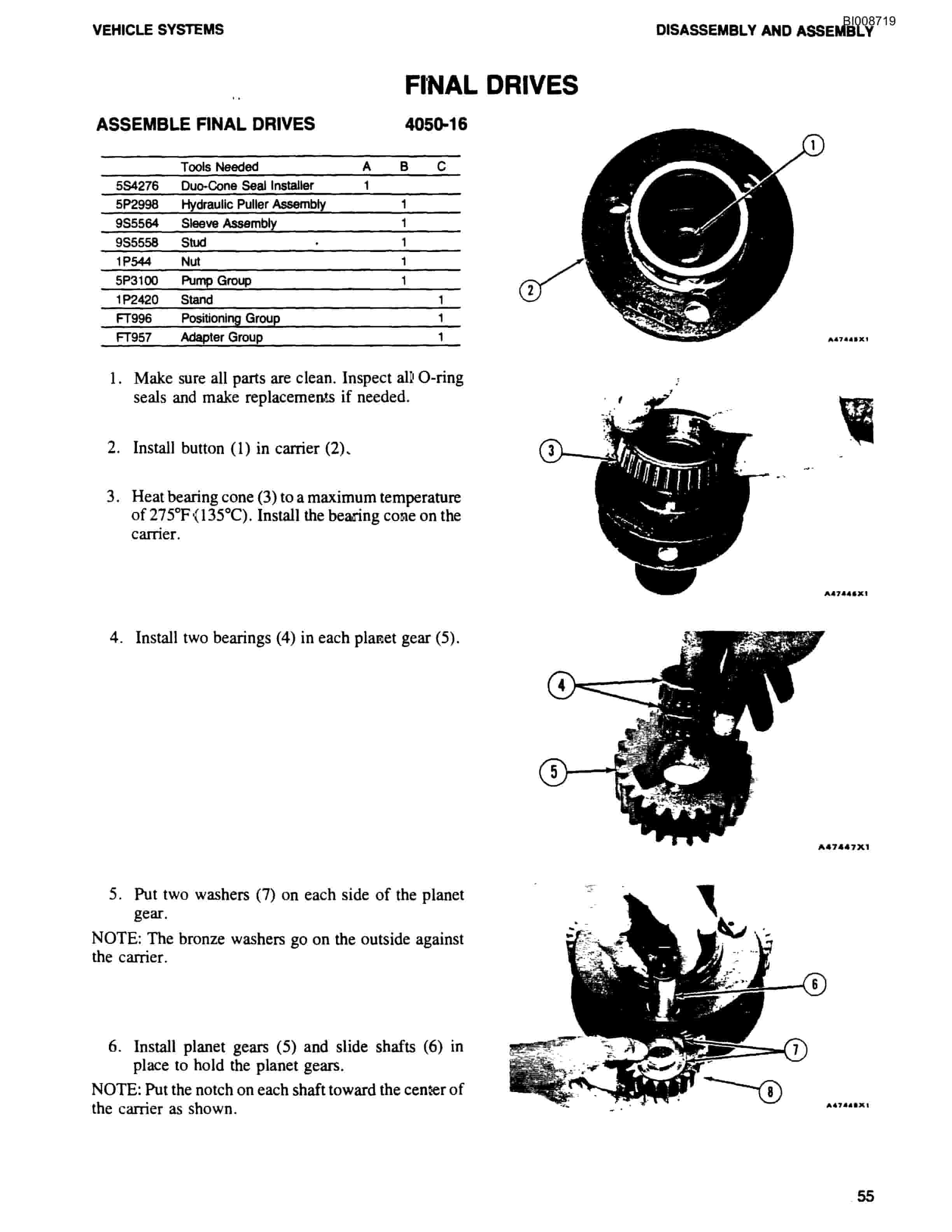 Bucyrus 35B Rotary Blasthole Drill Parts Catalog BI008719-4