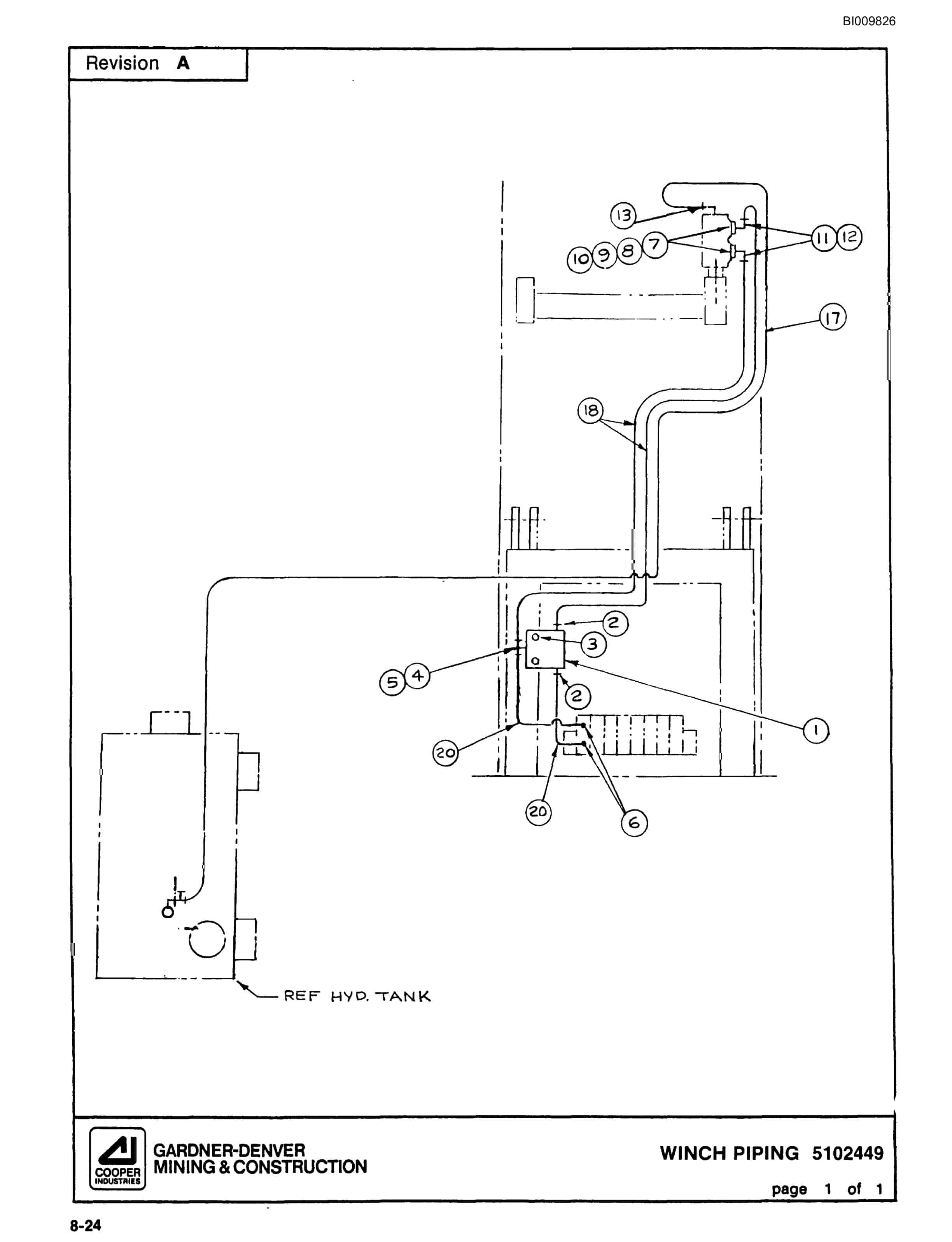 Bucyrus 35B Rotary Blasthole Drill Parts Catalog BI009826-2