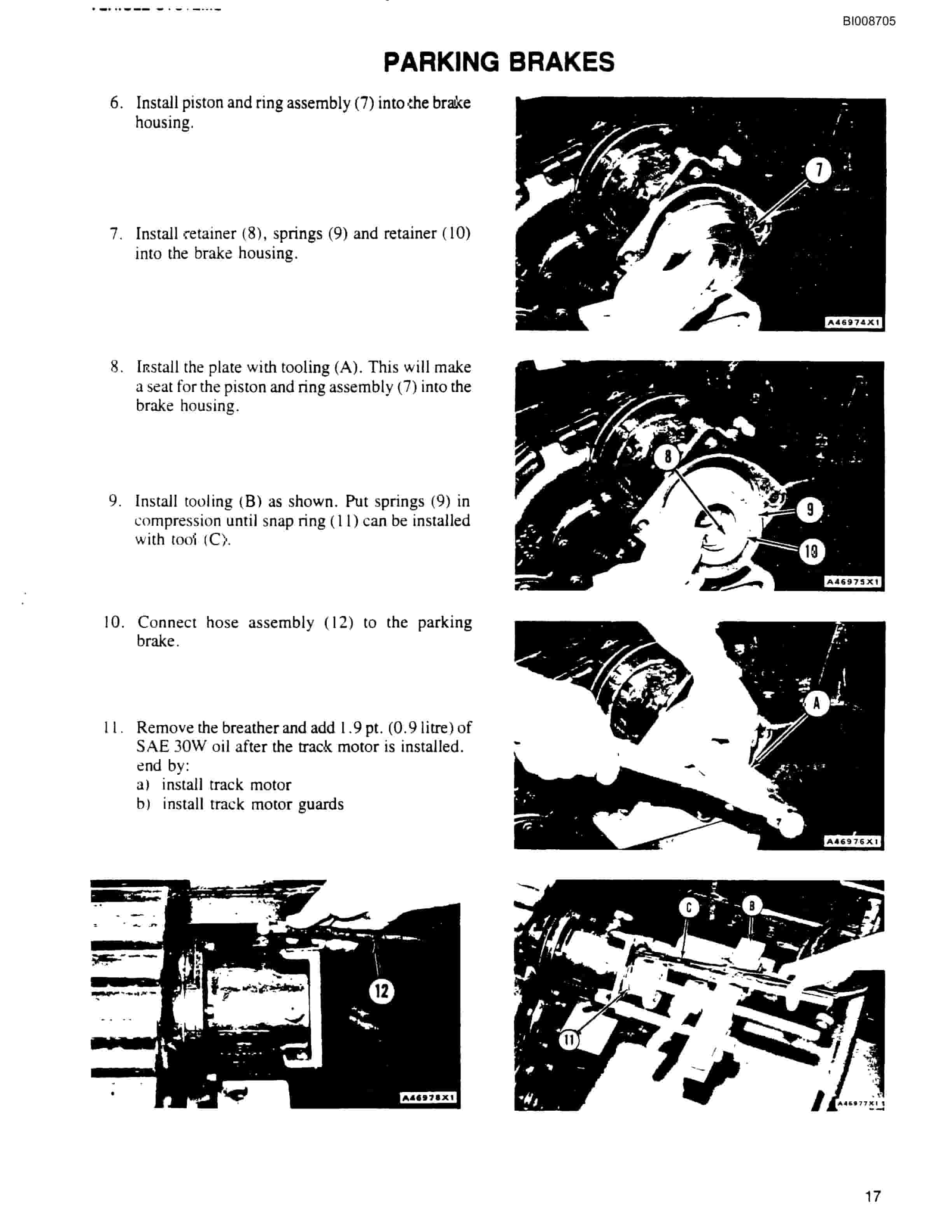 Bucyrus 35B Small Rotary Blasthole Drill Parts Catalog BI008705-4