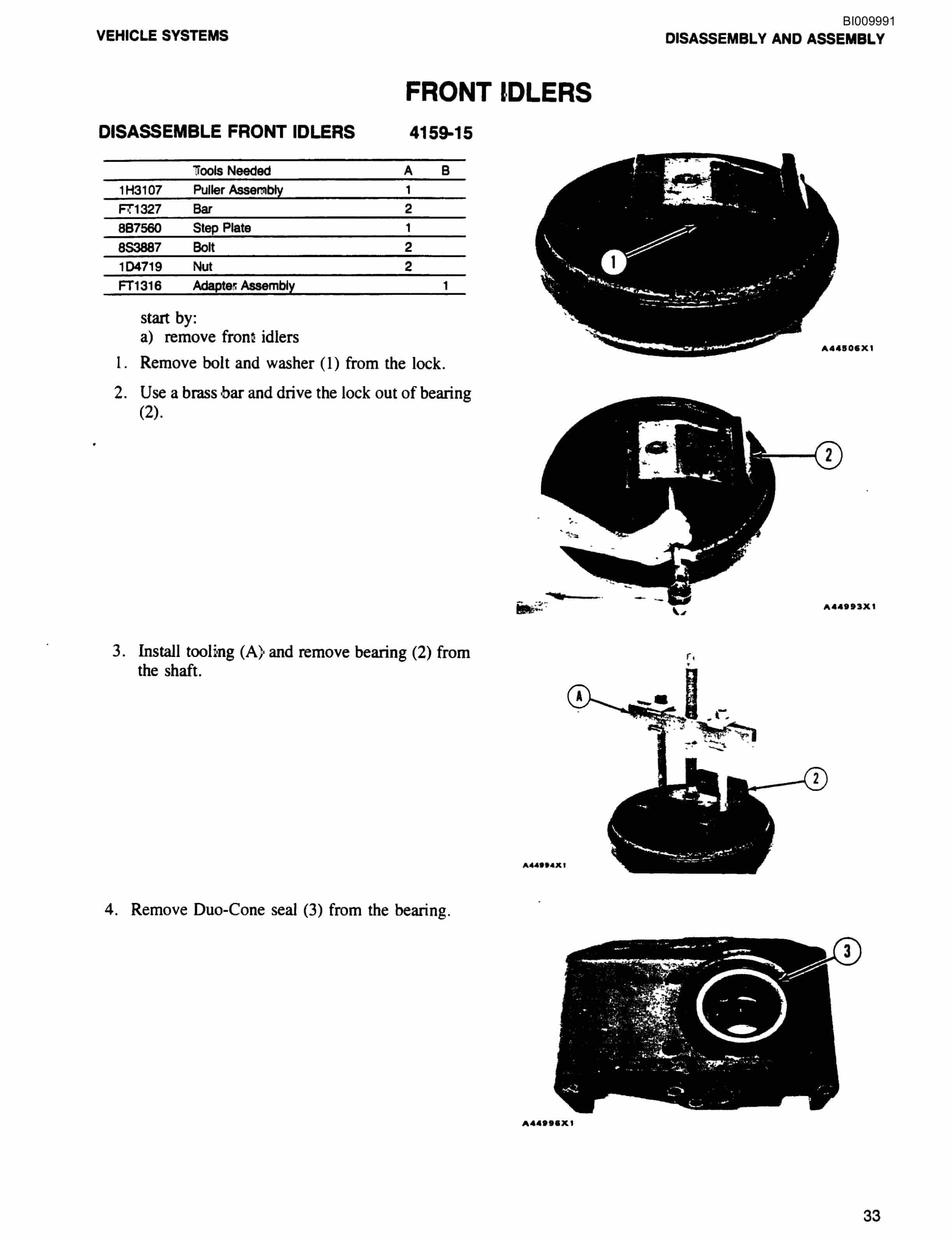 Bucyrus 35B Small Rotary Blasthole Drill Parts Catalog BI009991-4