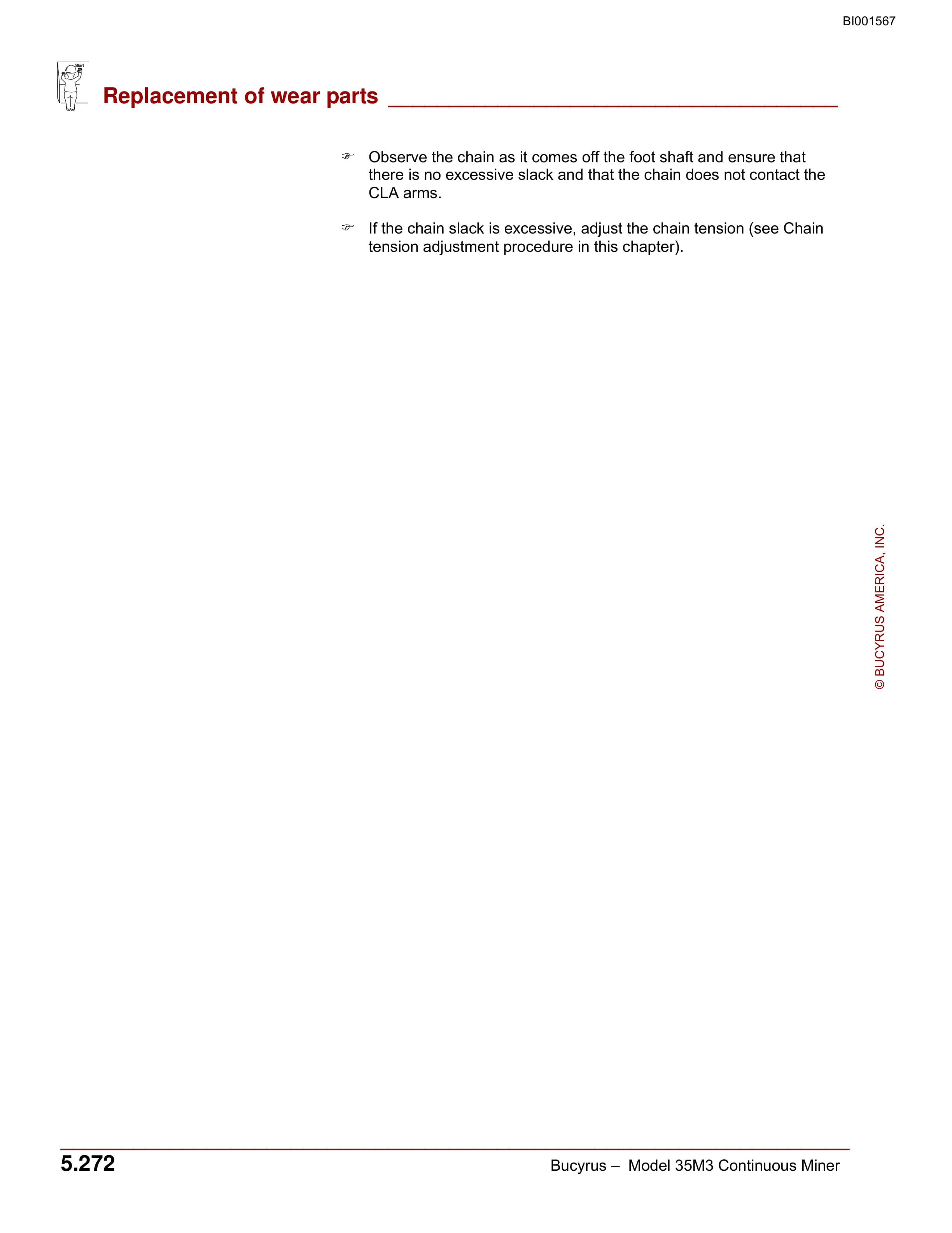 Bucyrus 35M3 Continuous Miner Operation Manual BI001567-4