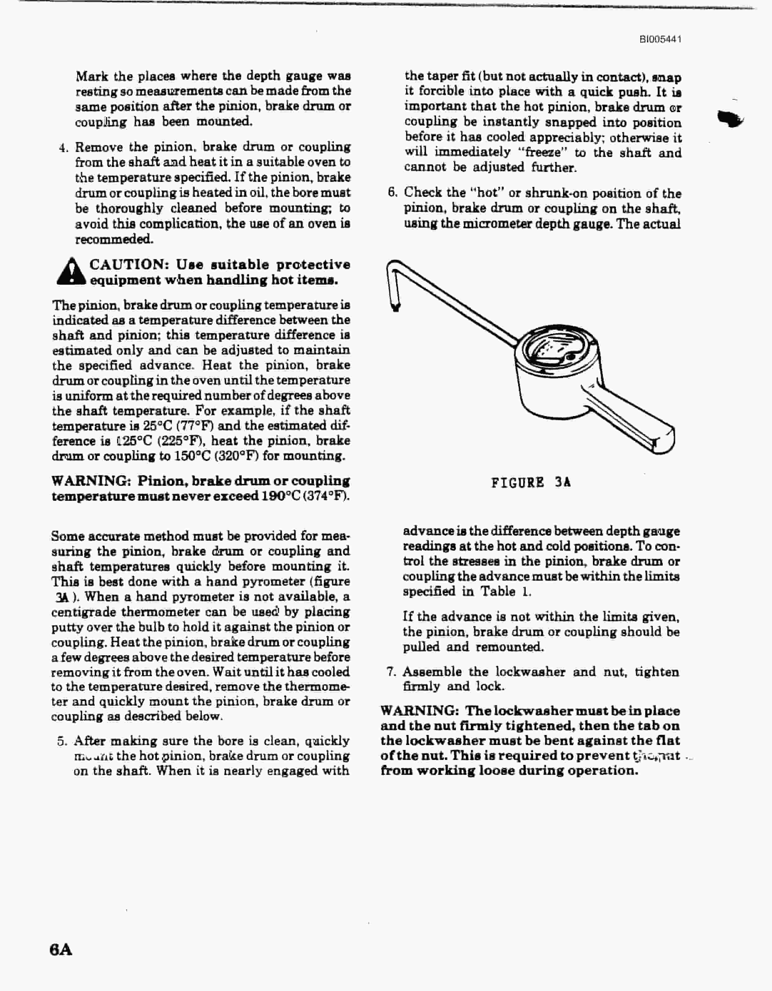 Bucyrus 35R Blast Hole Drill Technical Manual BI005441-3