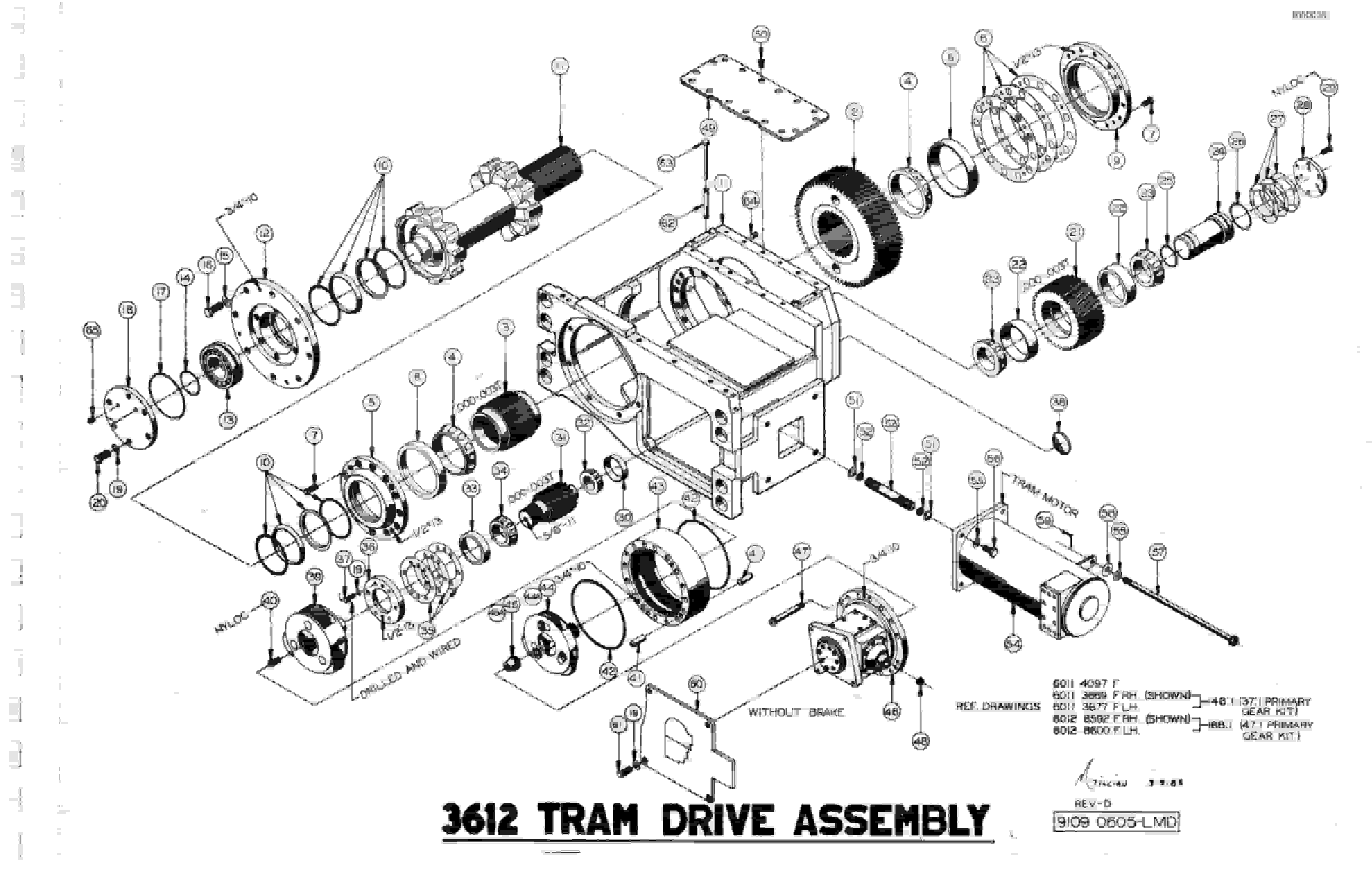 Bucyrus 3612 Marietta Drum Miner Technical Manual BI000251-3