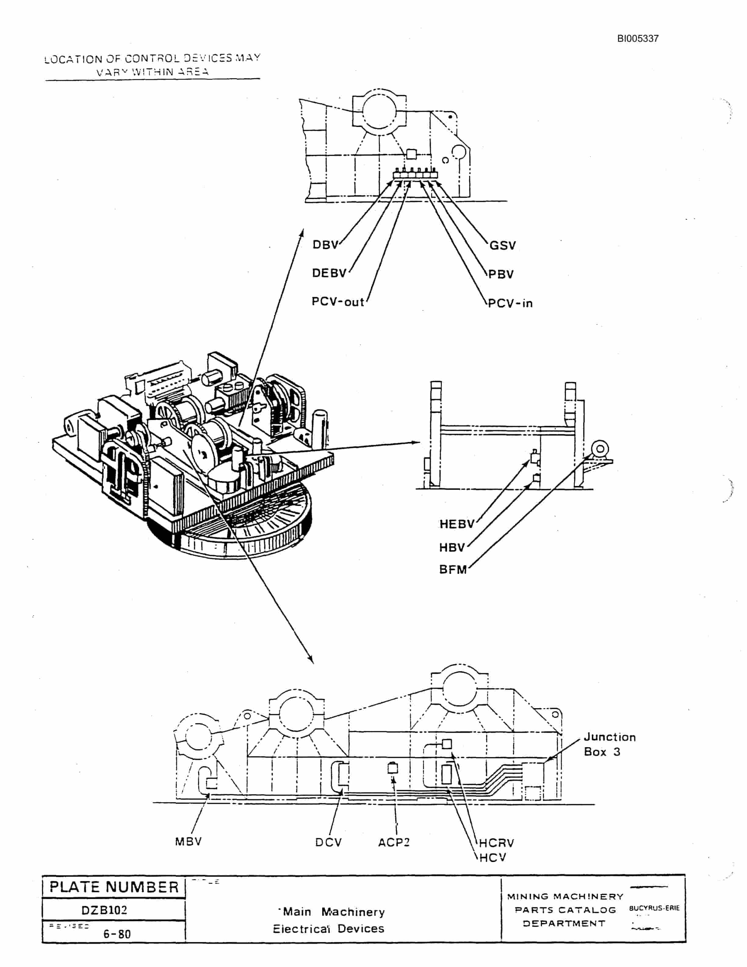 Bucyrus 380W Parts Catalog BI005337-4