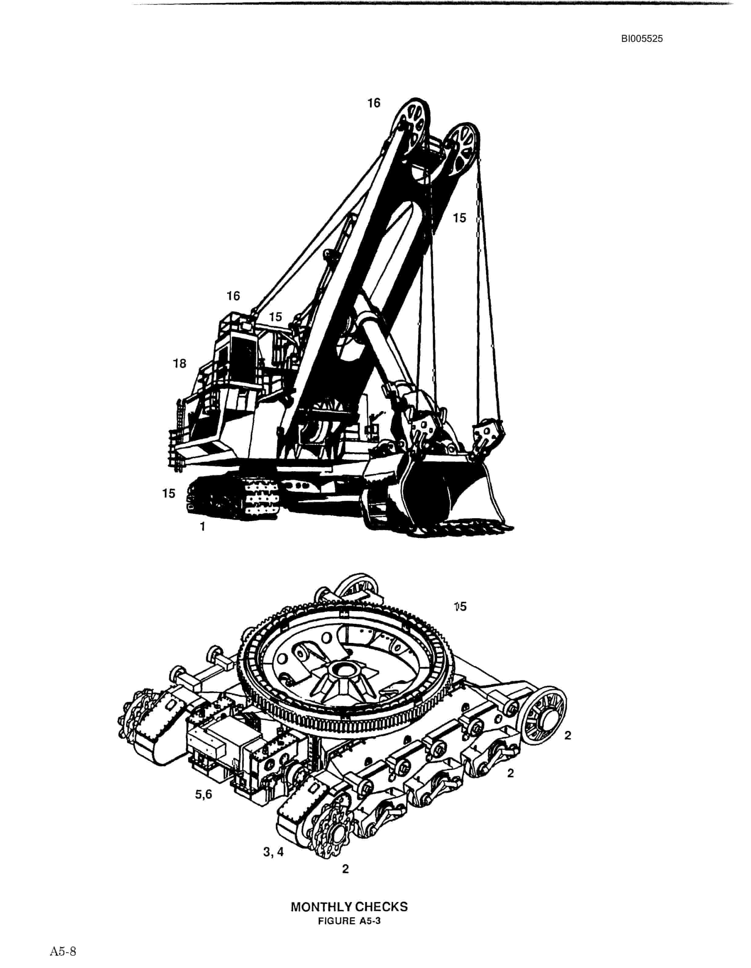 Bucyrus 395BI Electric Mining Shovel Technical Manual BI005525-5