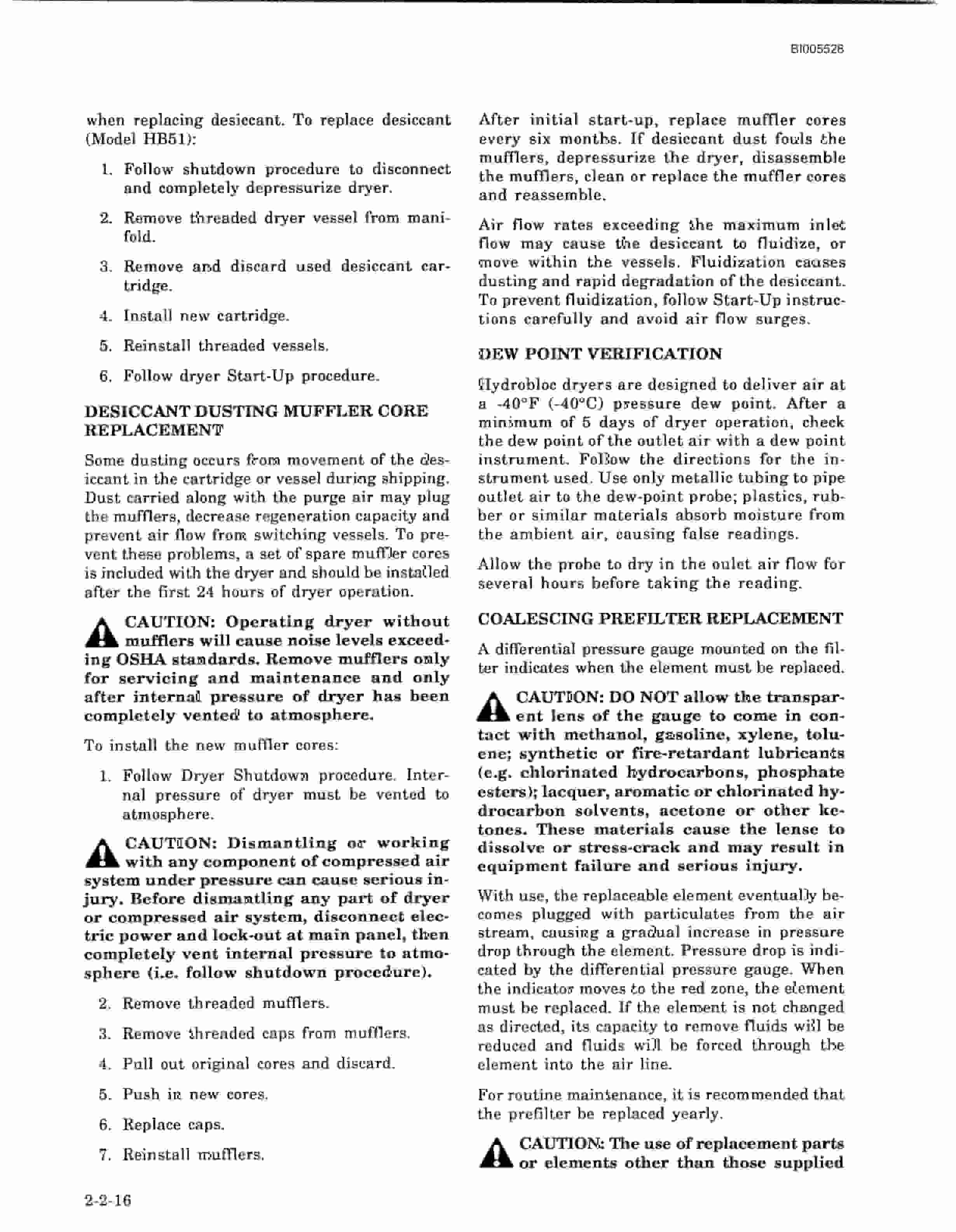Bucyrus 395BIII Electric Mining Shovel Technical Manual BI005528-2