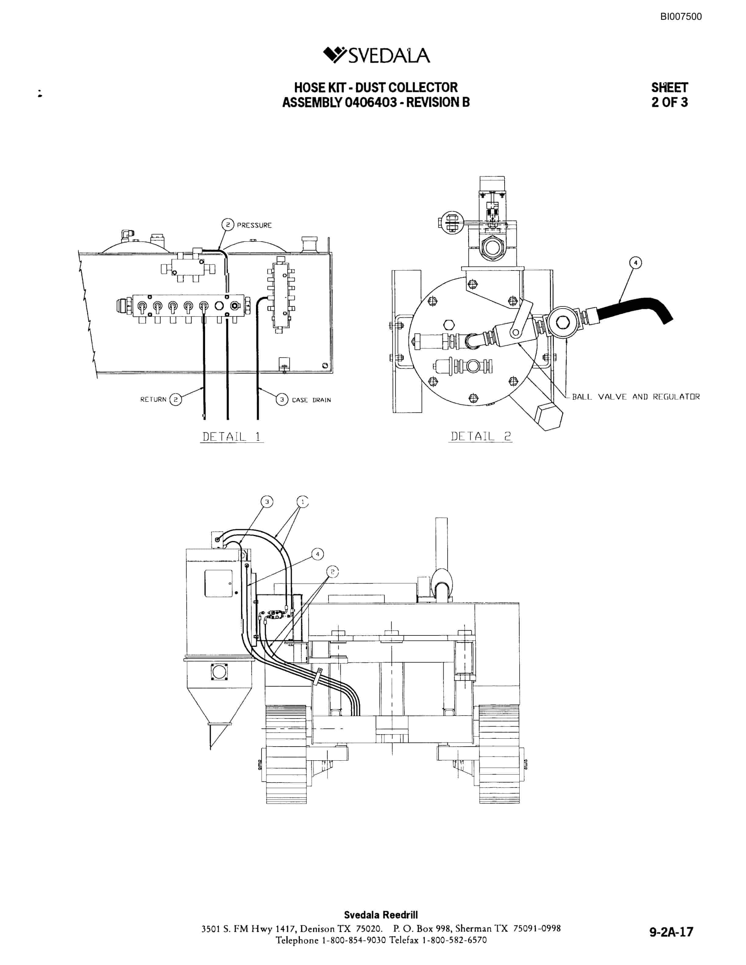 Bucyrus 400 Hydraulic Track Drill Parts Catalog BI007500-5
