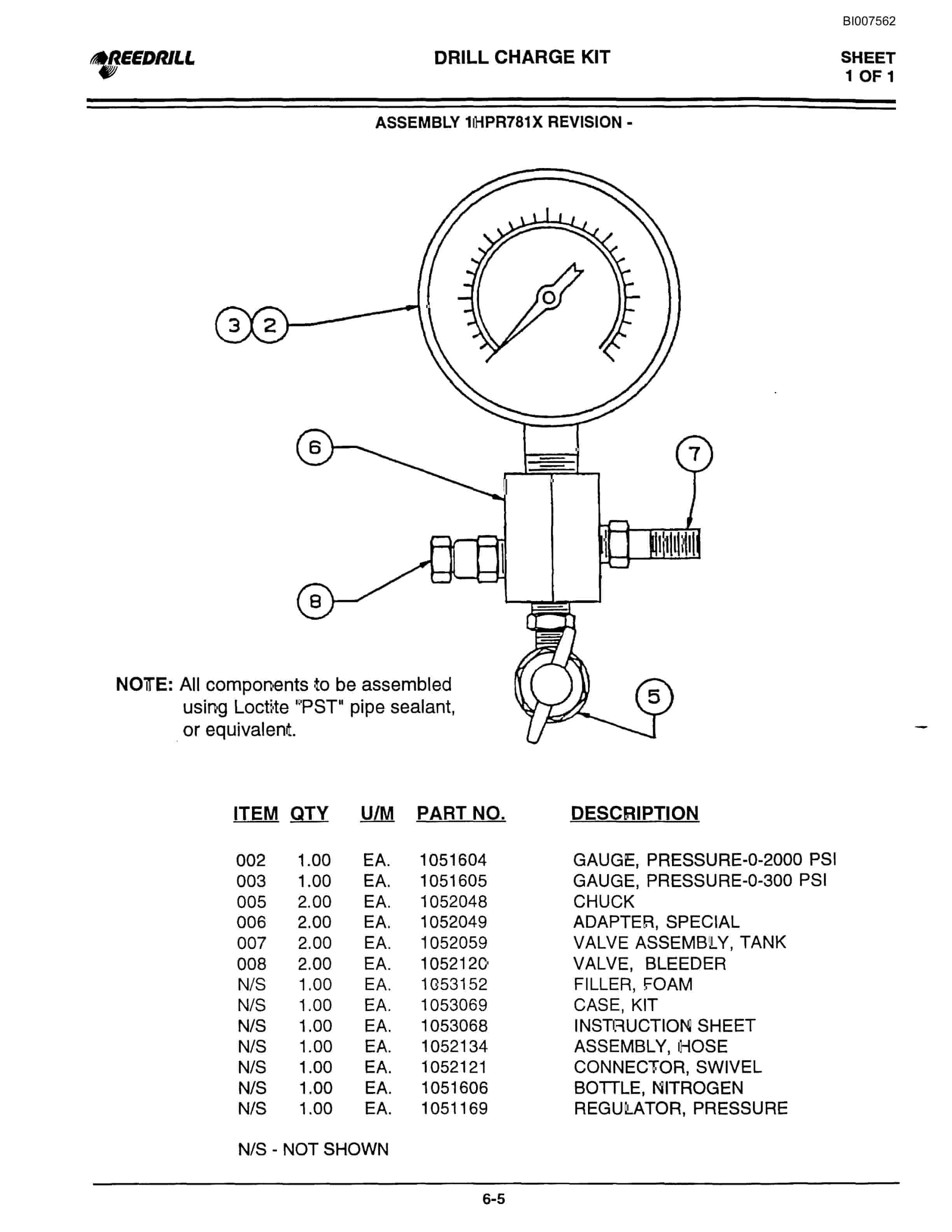 Bucyrus 400 Hydraulic Track Drill Parts Catalog BI007562-2