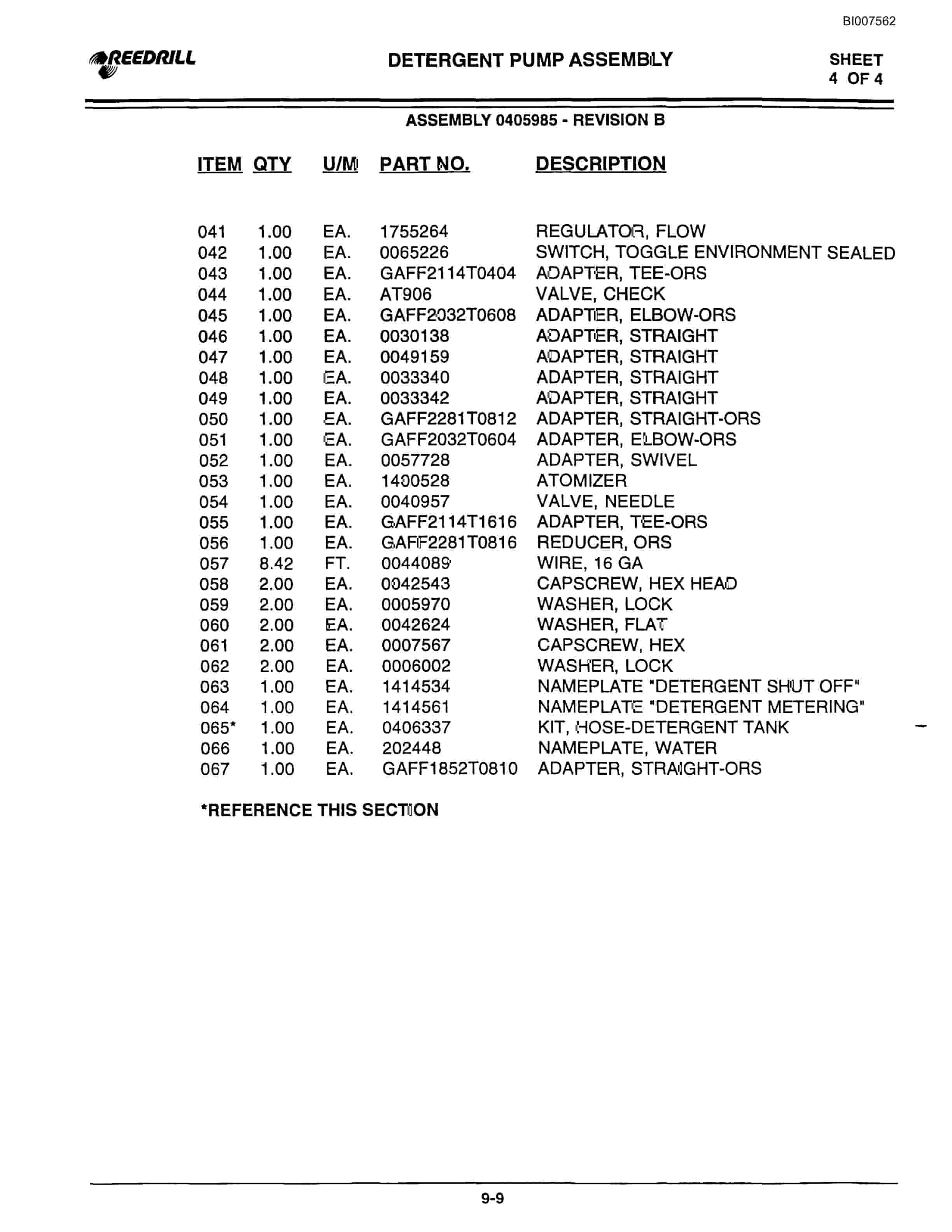 Bucyrus 400 Hydraulic Track Drill Parts Catalog BI007562-5