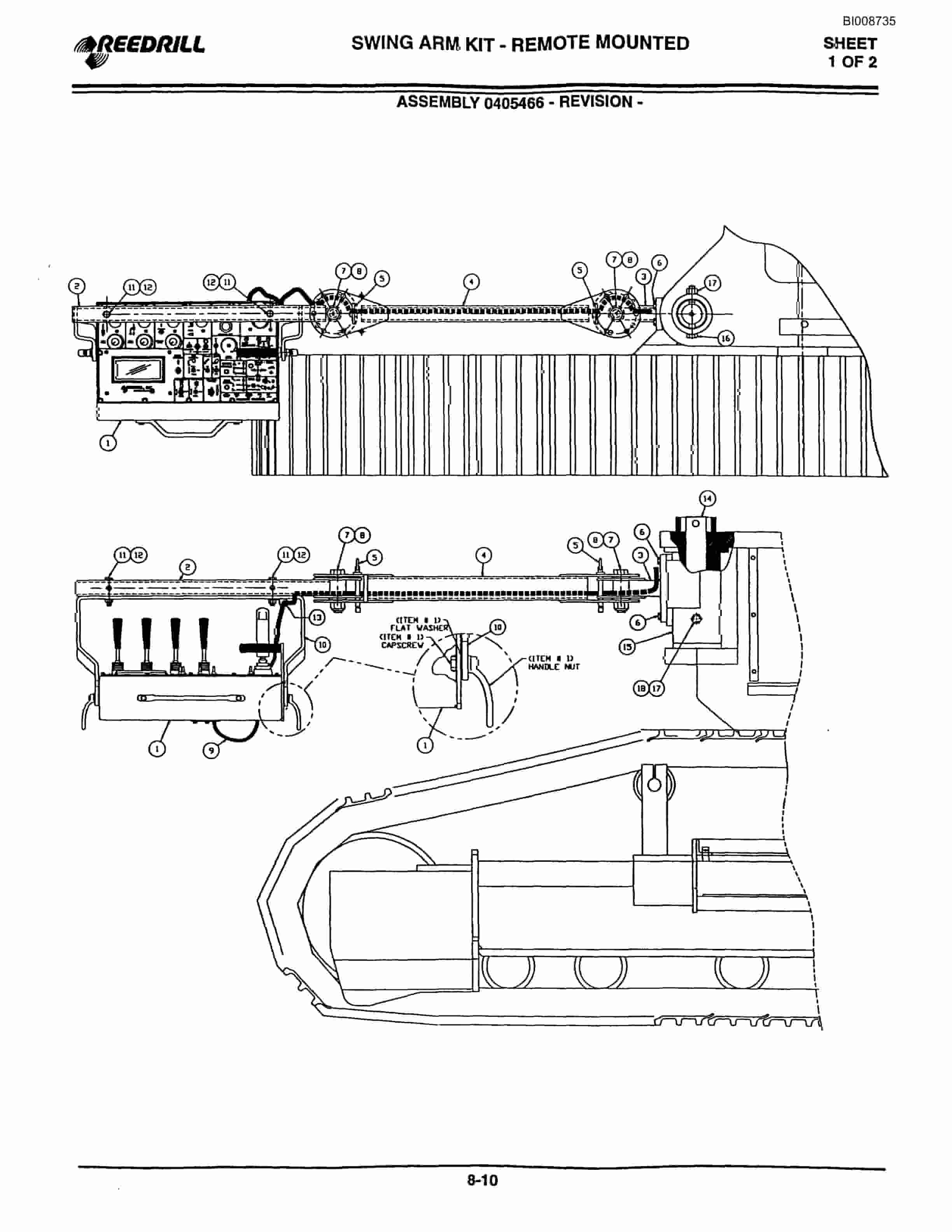 Bucyrus 4000 Hydraulic Track Drill Parts Catalog BI008735-3