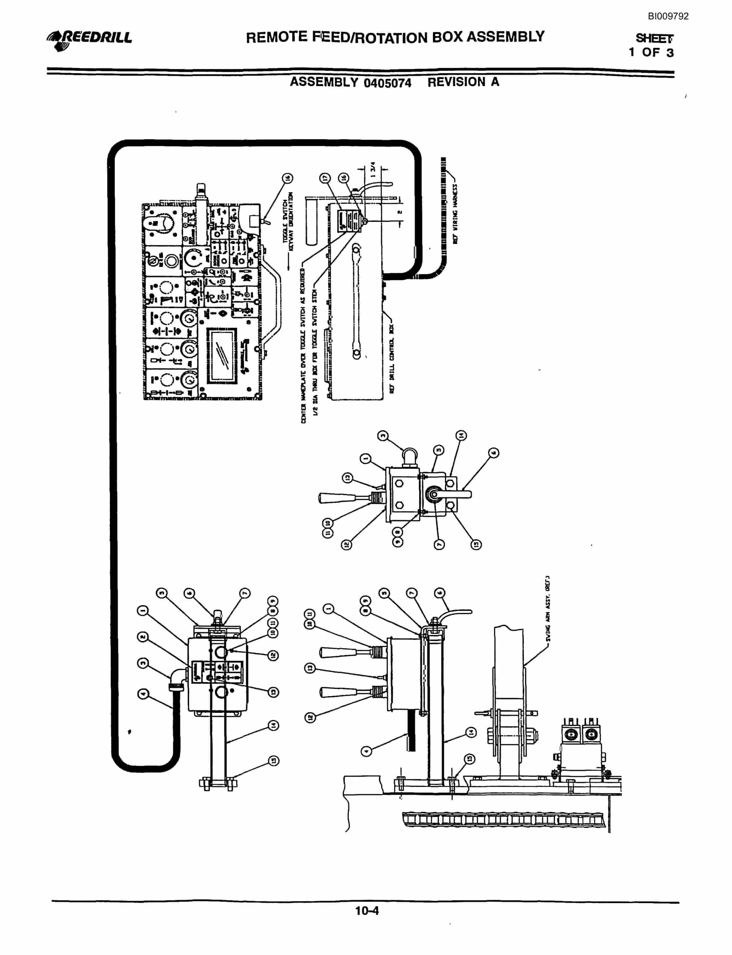 Bucyrus 4000 Hydraulic Track Drill Parts Catalog BI009792-5