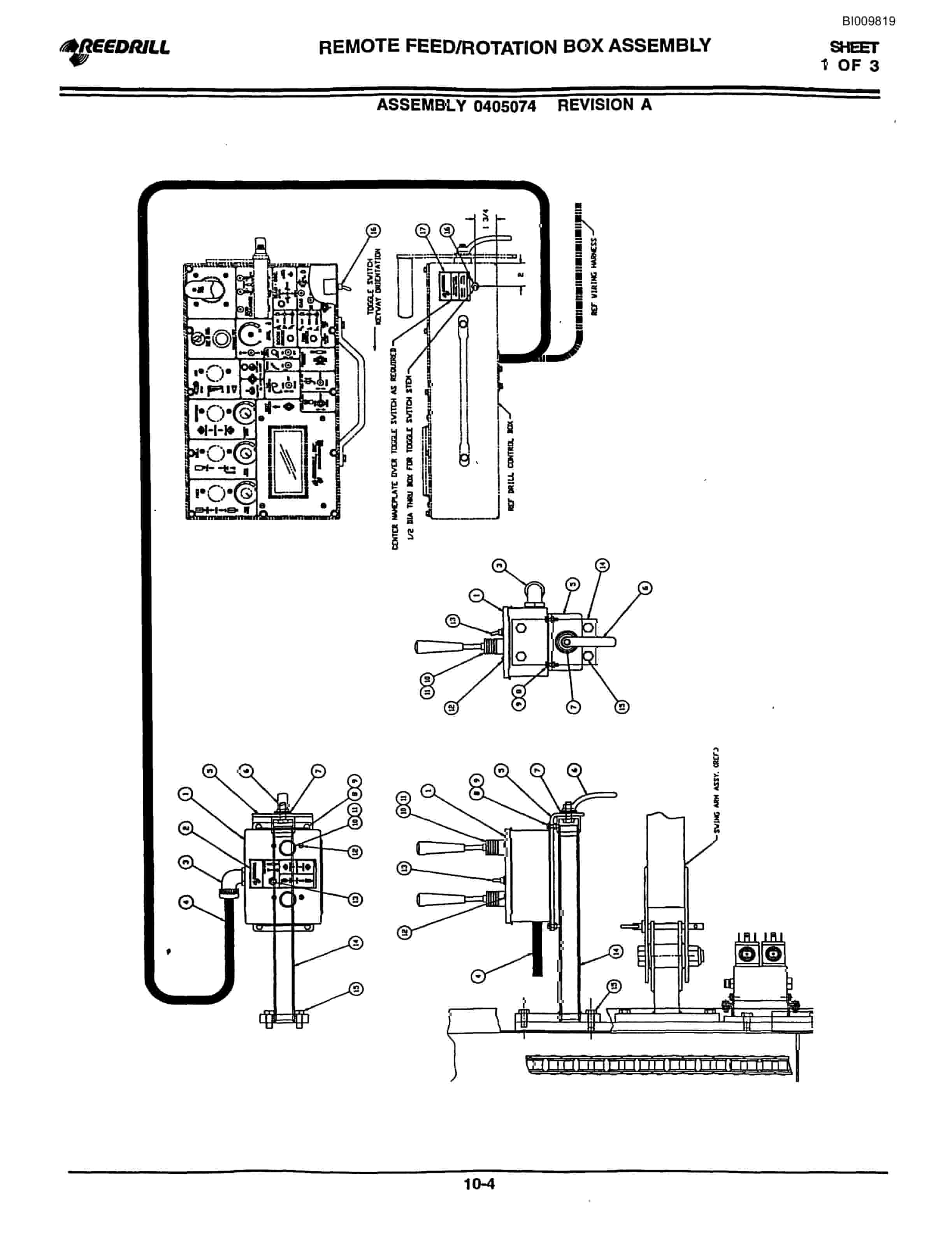 Bucyrus 4000 Hydraulic Track Drill Parts Catalog BI009819-5