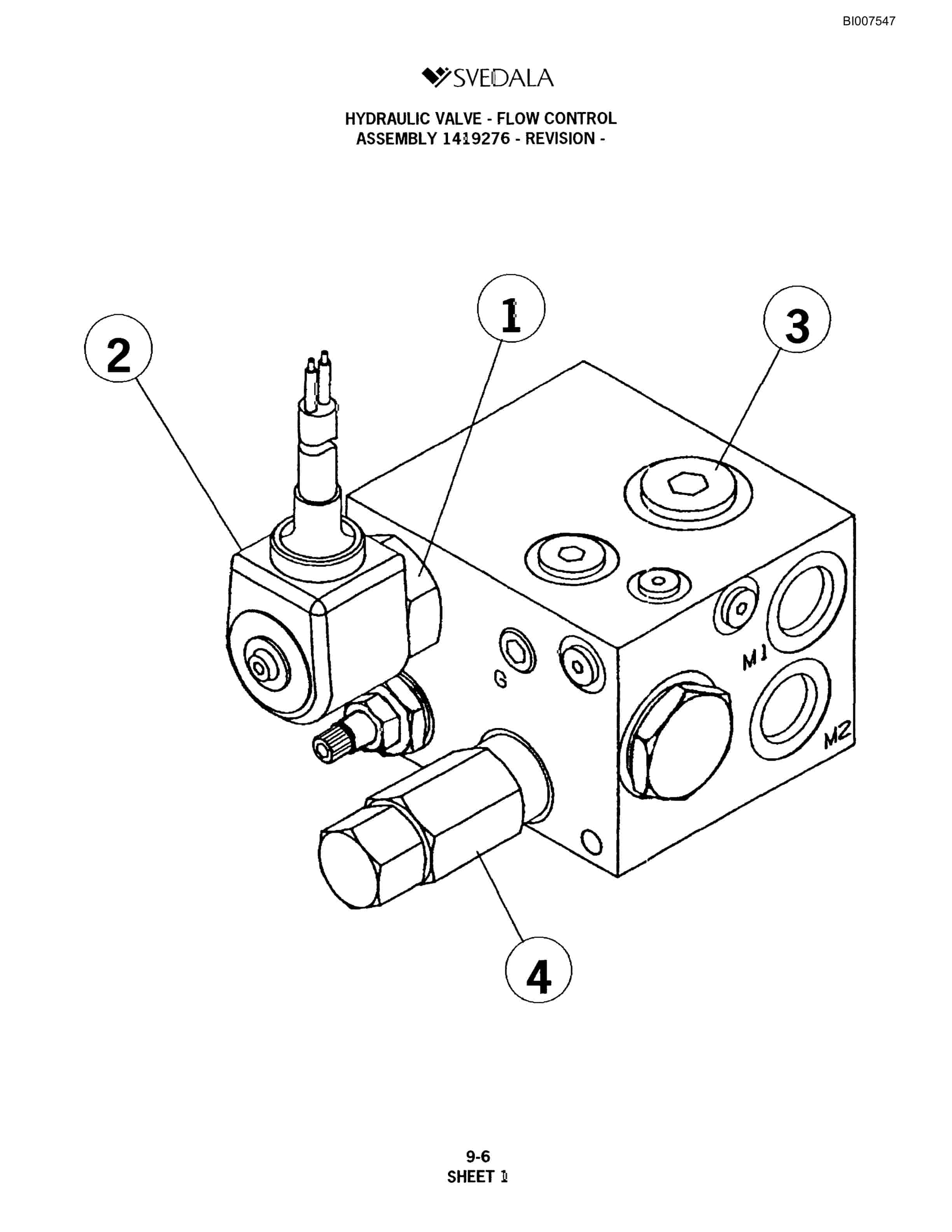 Bucyrus 402 Hydraulic Track Drill Parts Catalog BI007547-5